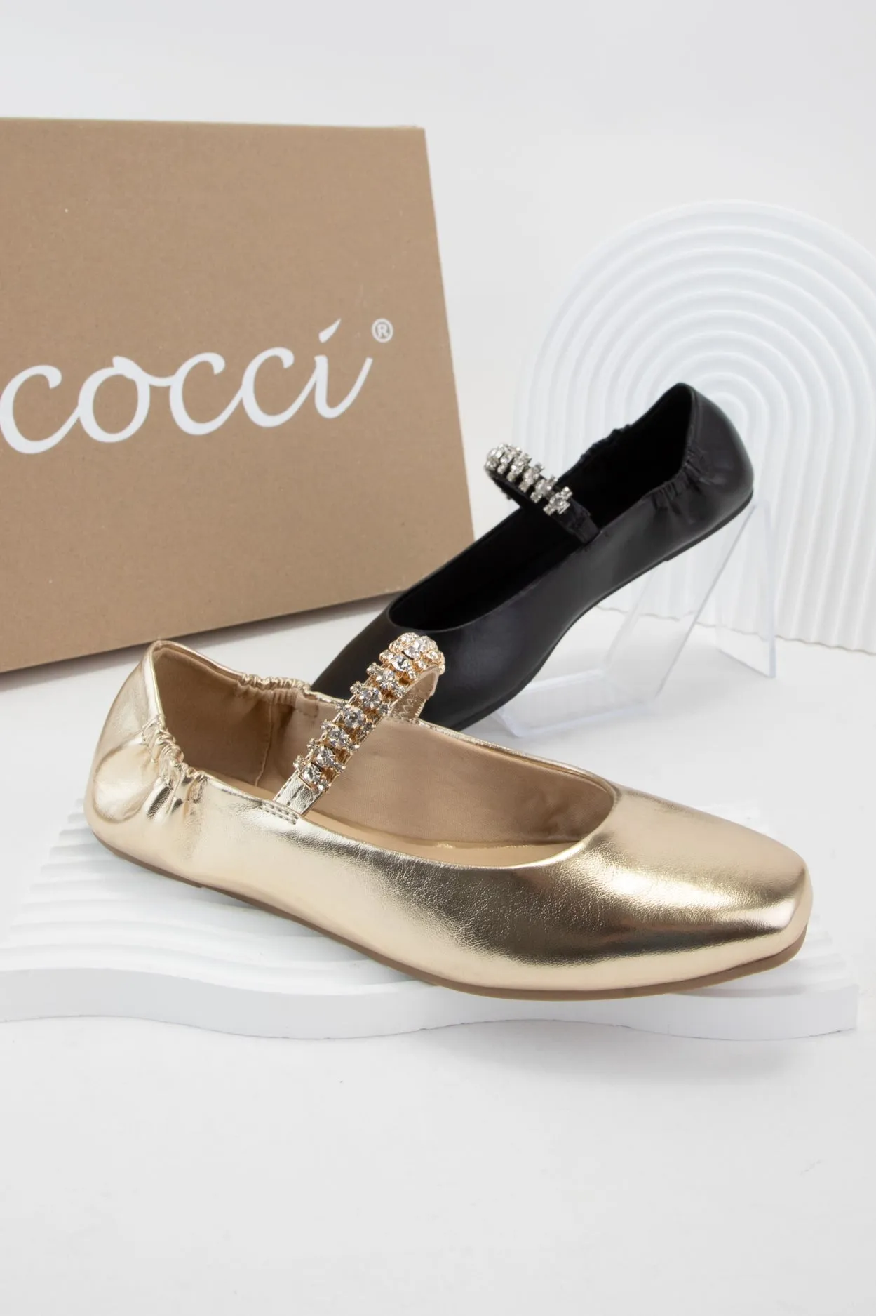 MARISSA MARY JANE WITH ELASTIC RHINESTONE BAND sold by CCOCCI product image thumbnail 3