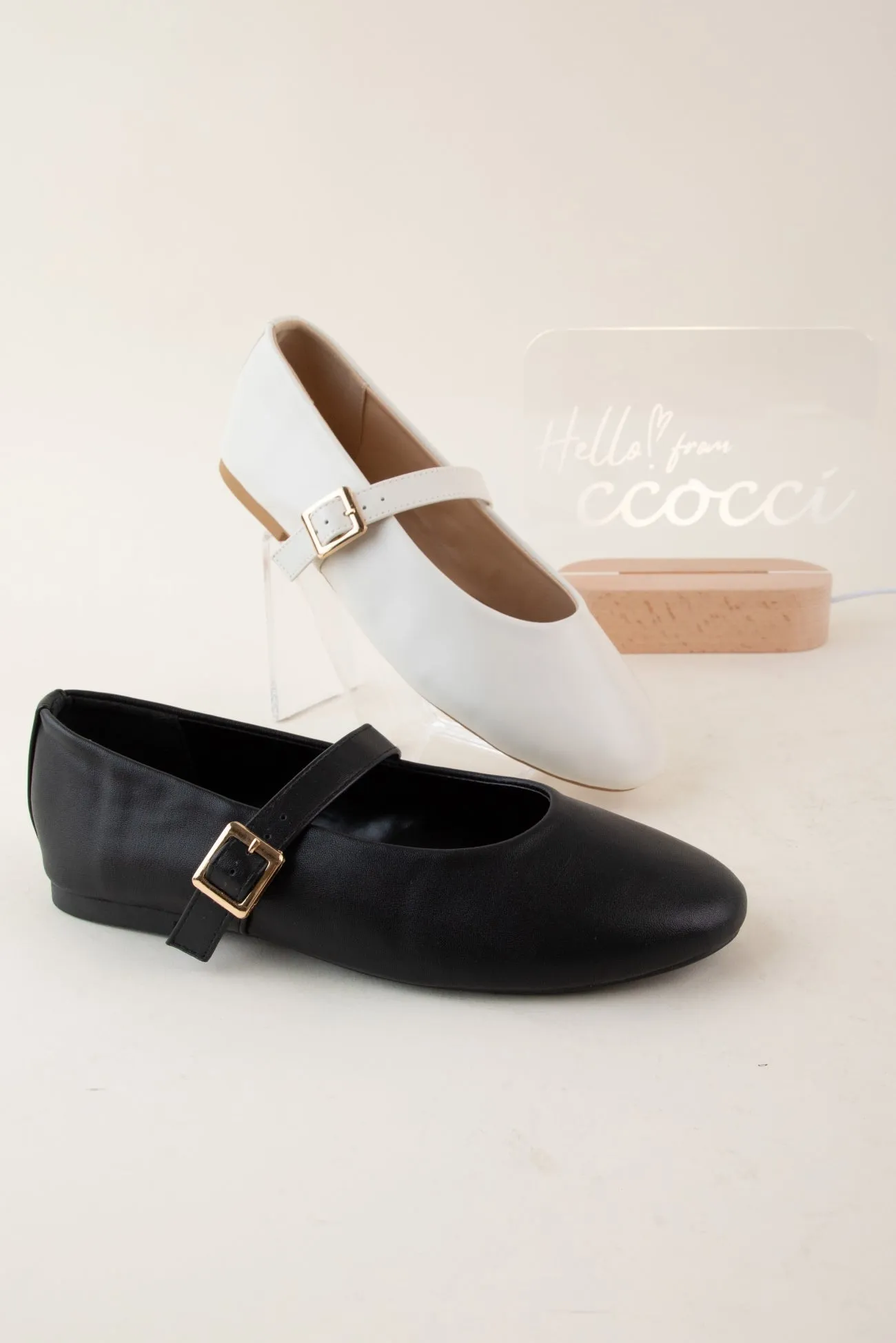CARDEE-05 ROUND TOE SINGLE STRAP MARY JANE FLATS sold by CCOCCI product image thumbnail 4