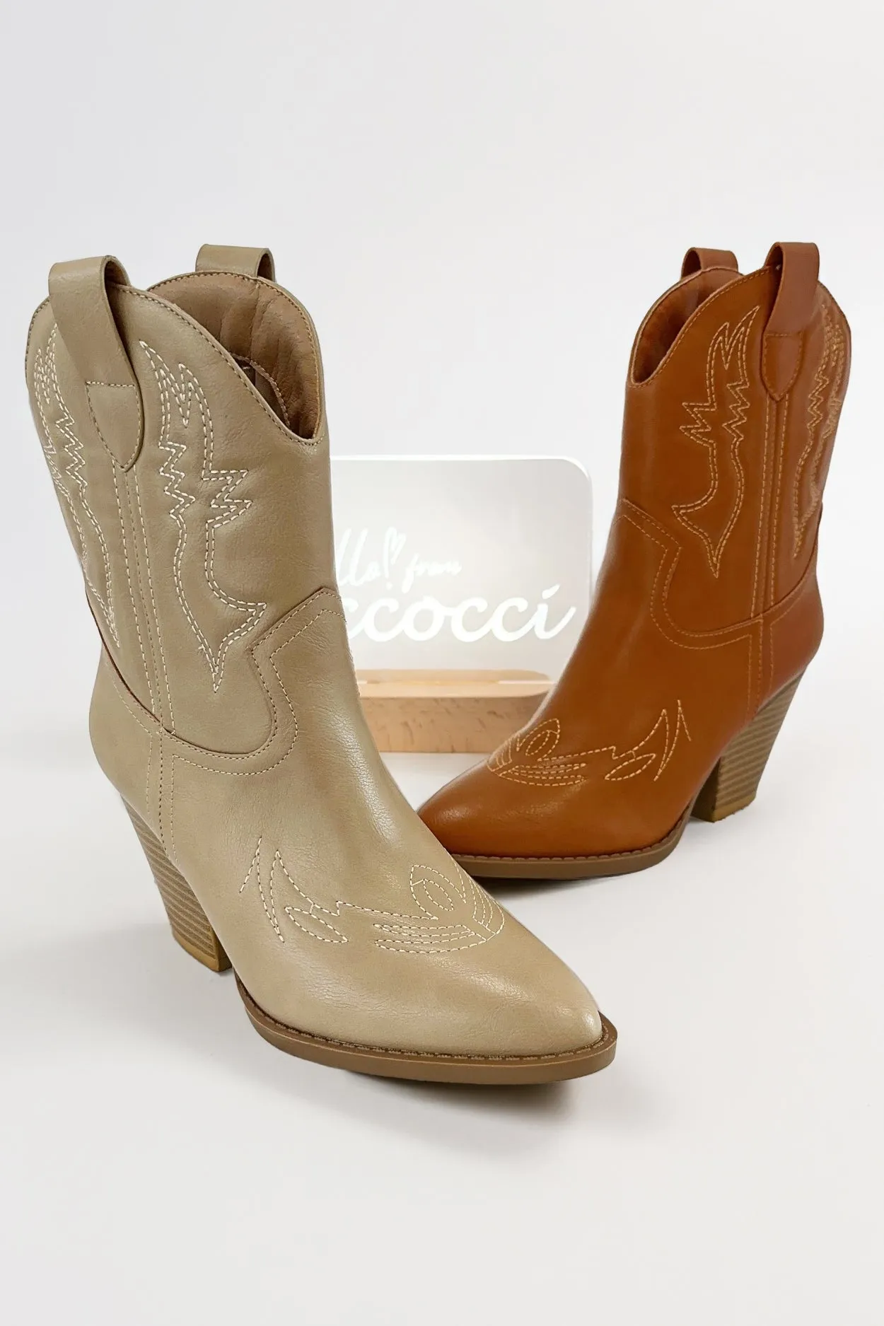 RIVER-07 EMBROIDERY DESIGN WESTERN COWBOY BOOTIES sold by CCOCCI product image thumbnail 2
