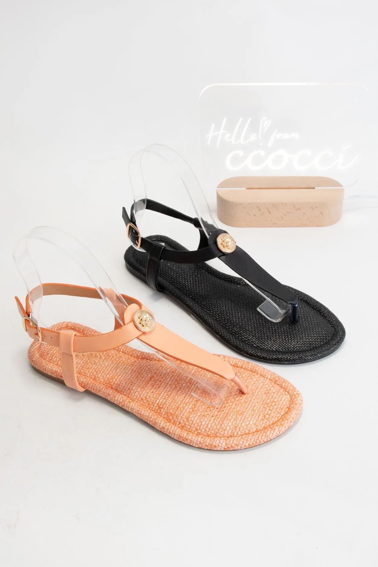 HONEY-40 ADJUSTABLE BUCKLE CLOSURE ANKLE STRAP sold by CCOCCI product image thumbnail 3