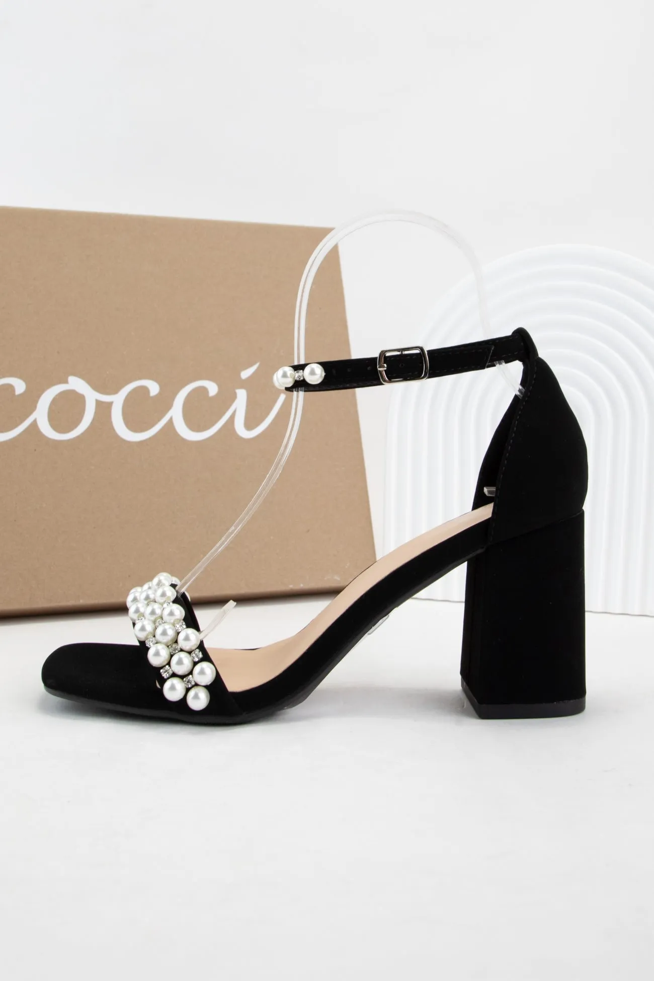 KOYA PEARL STRAP SQUARE-TOE ANKLE STRAP HEEL sold by CCOCCI product image thumbnail 5