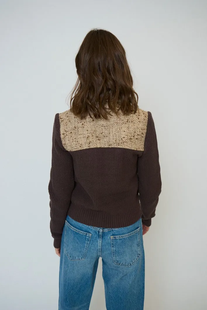 Halsey Tweed And Sweater Jacket sold by Central Park West product image thumbnail 3