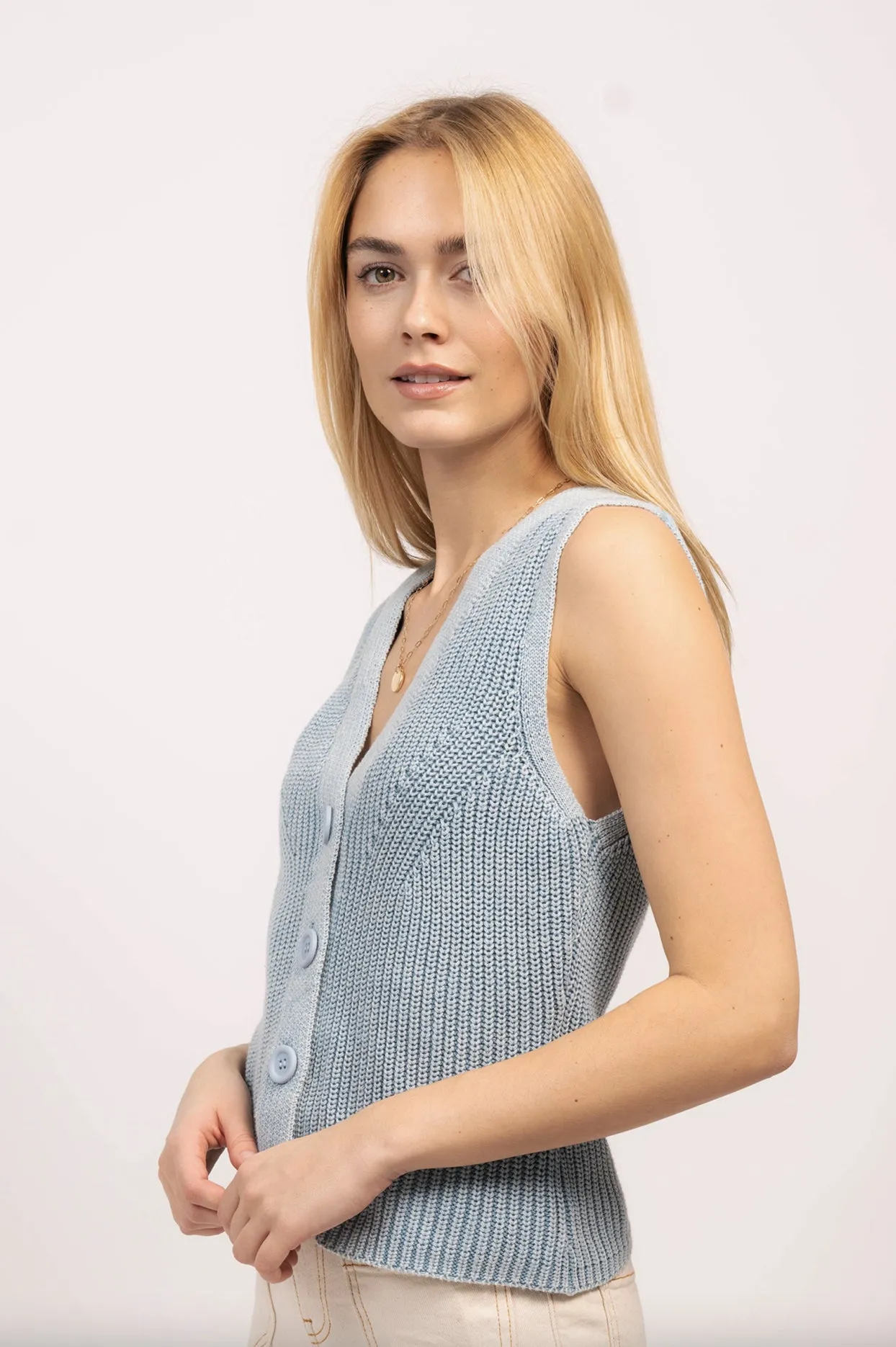 Birdie Vest Tank sold by Central Park West