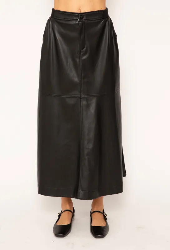 Beatrix Vegan Midi Skirt sold by Central Park West