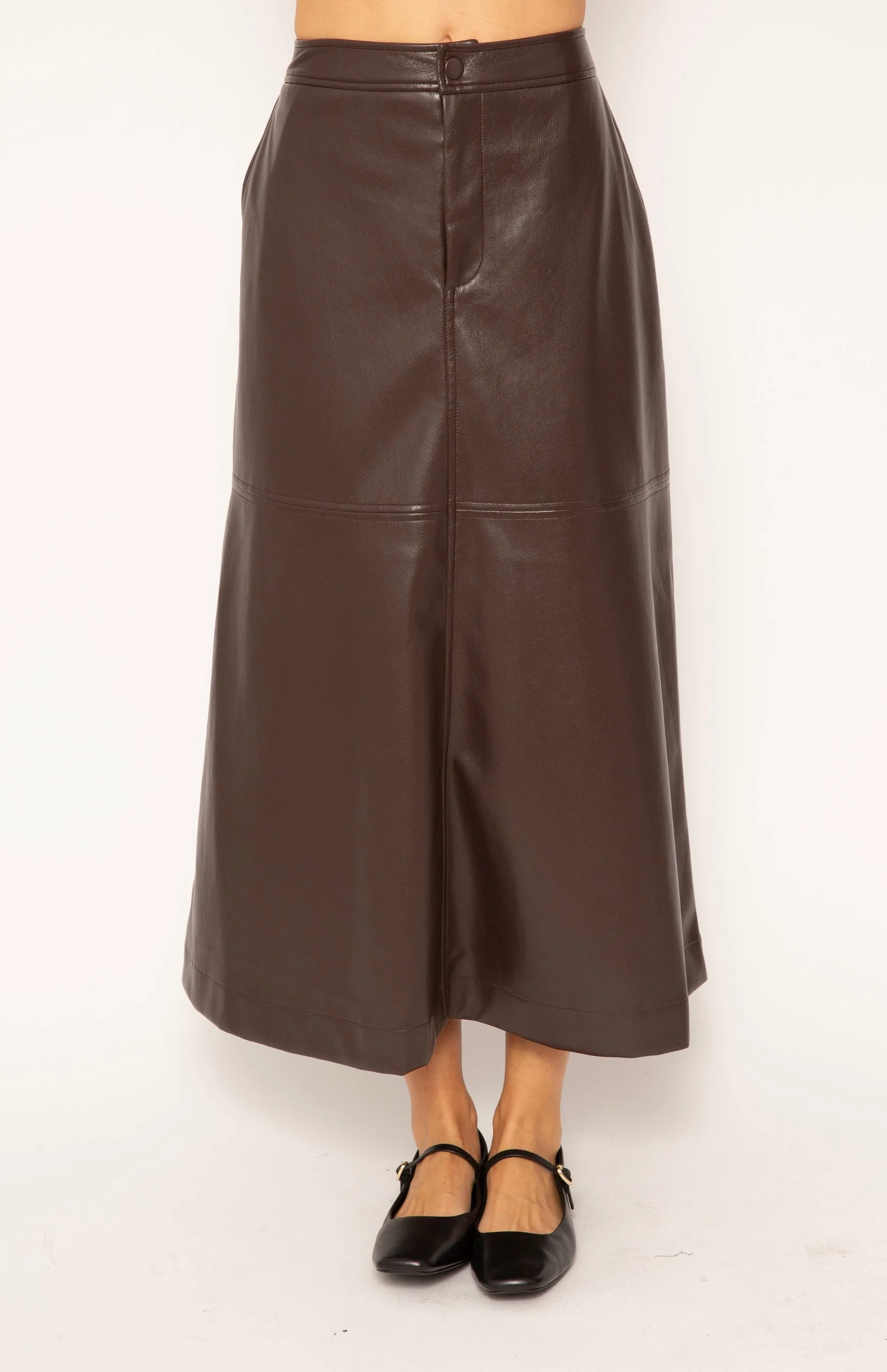 Beatrix Vegan Midi Skirt sold by Central Park West product image thumbnail 2