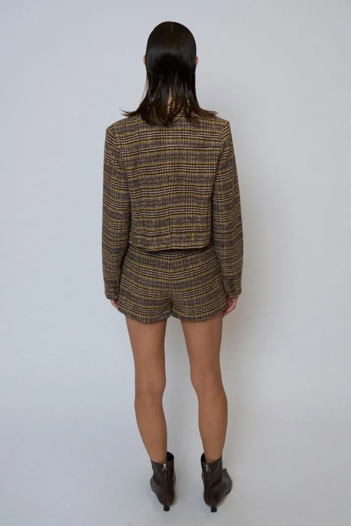 Billie Plaid Micro Short sold by Central Park West product image thumbnail 2