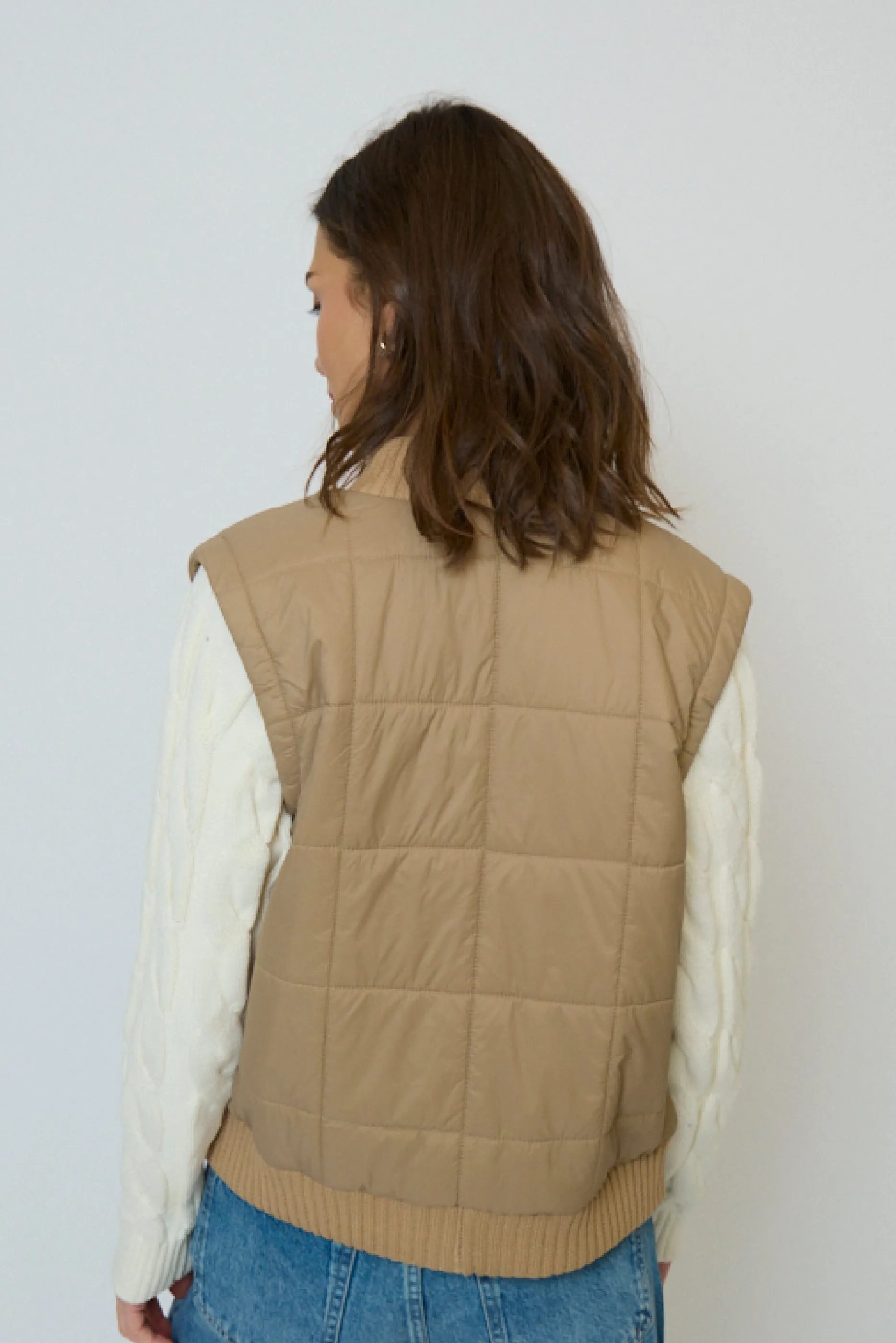 Brady Quilted Mixed Media Jacket sold by Central Park West product image thumbnail 3