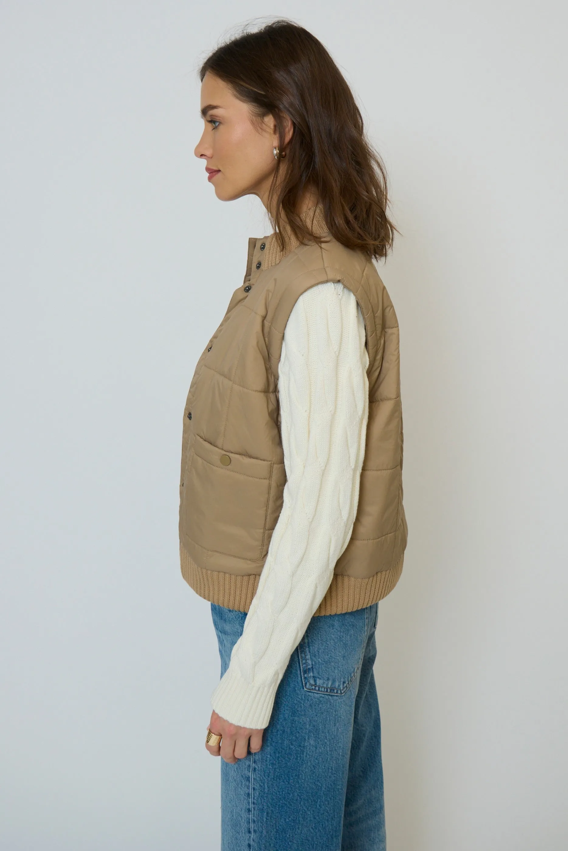 Brady Quilted Mixed Media Jacket sold by Central Park West product image thumbnail 2