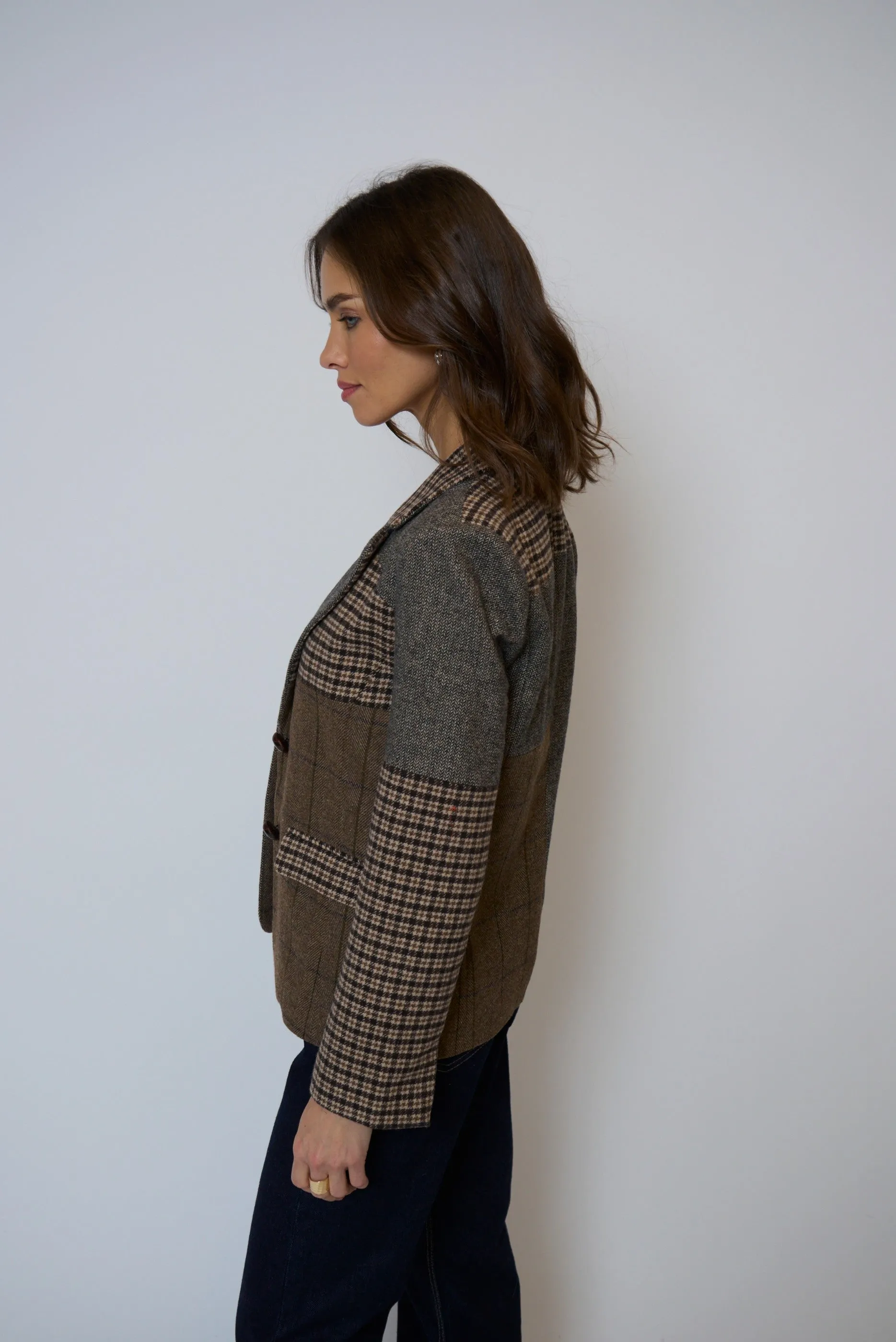 Raven Patchwork Riding Jacket sold by Central Park West product image thumbnail 2