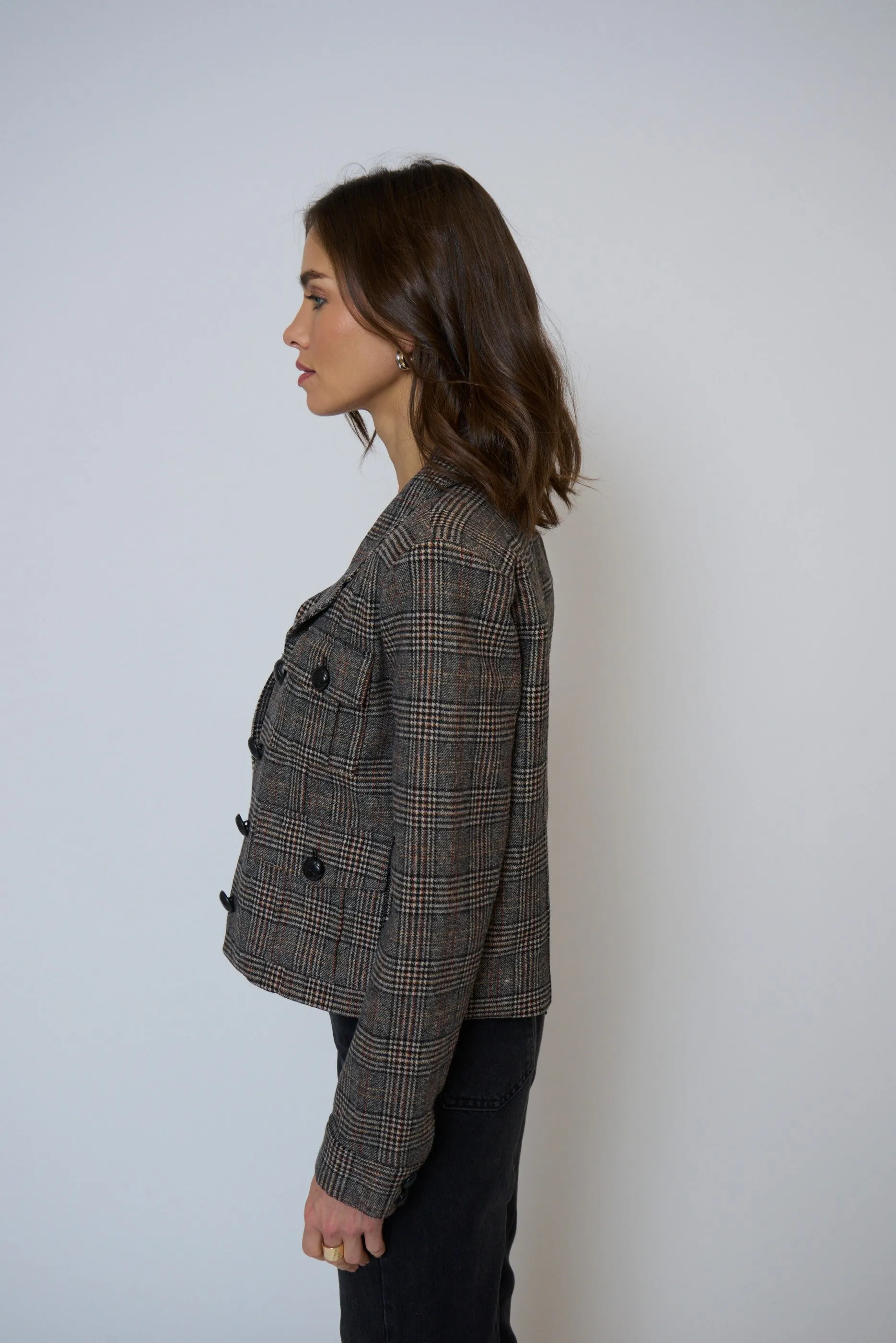 Eden Plaid Double Pocket Jacket sold by Central Park West product image thumbnail 2