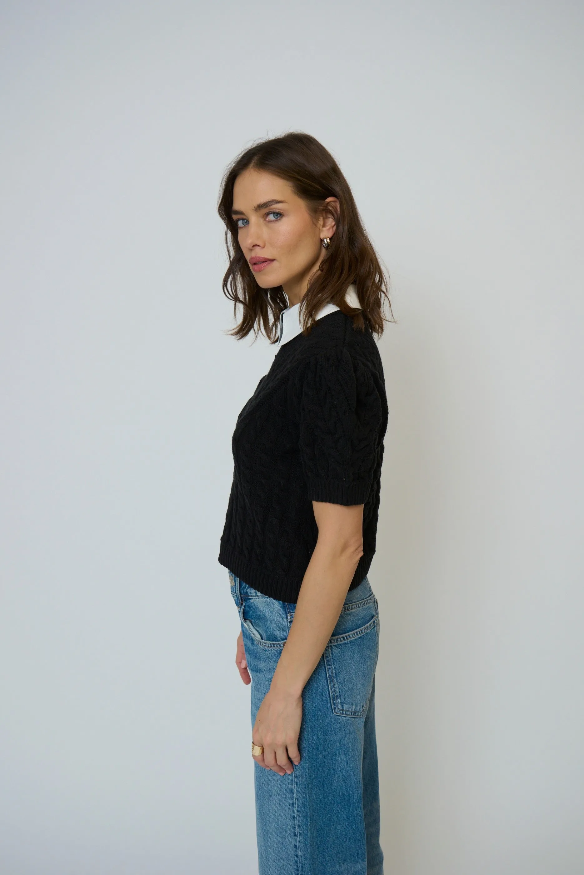 Brooke Short Sleeve Twofer sold by Central Park West product image thumbnail 3