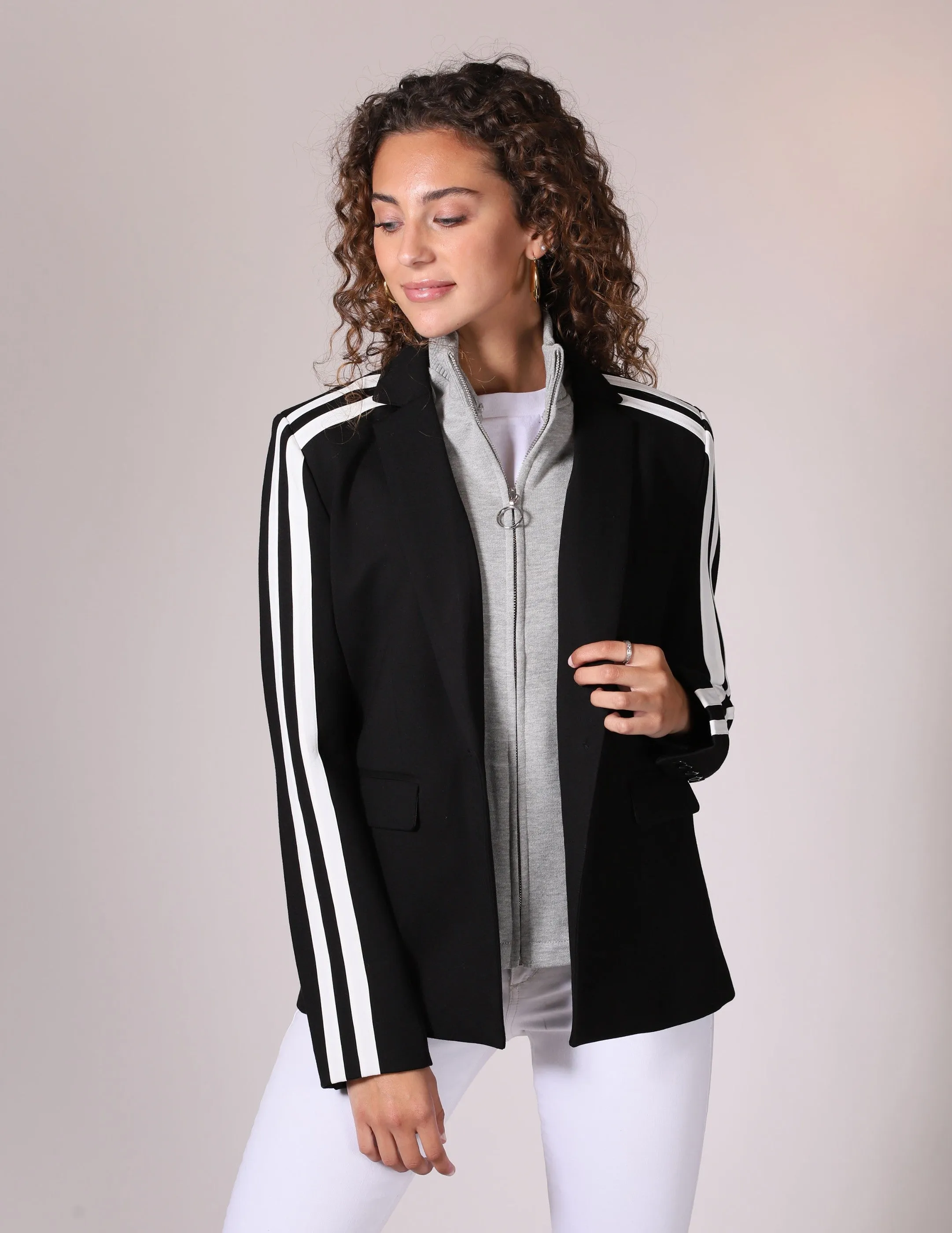 Striped Sleeve Jacket sold by Central Park West