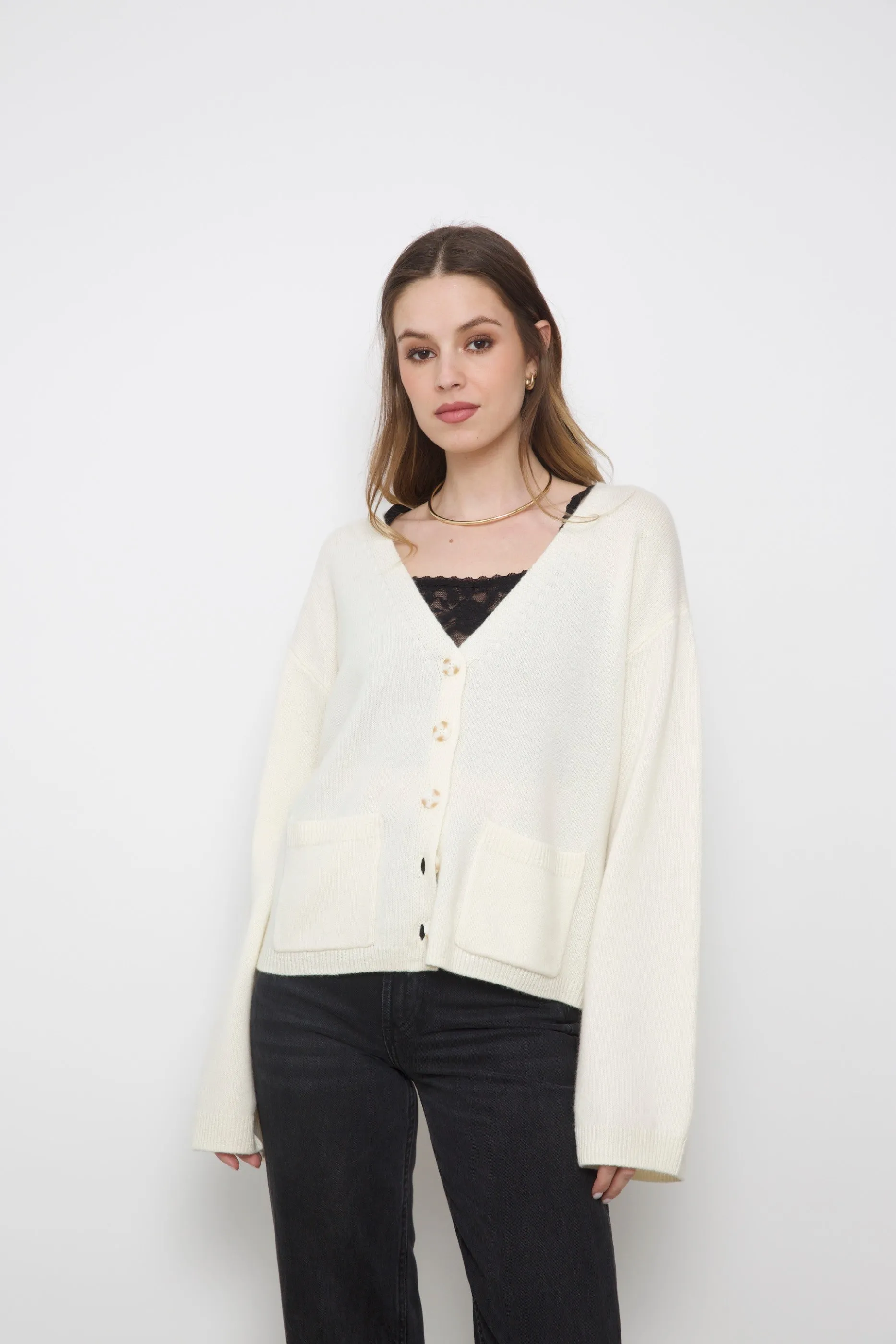 Scarlet Cashmere Blend Sweater sold by Central Park West