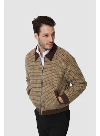 Plaid Bomber Jacket sold by Central Park West