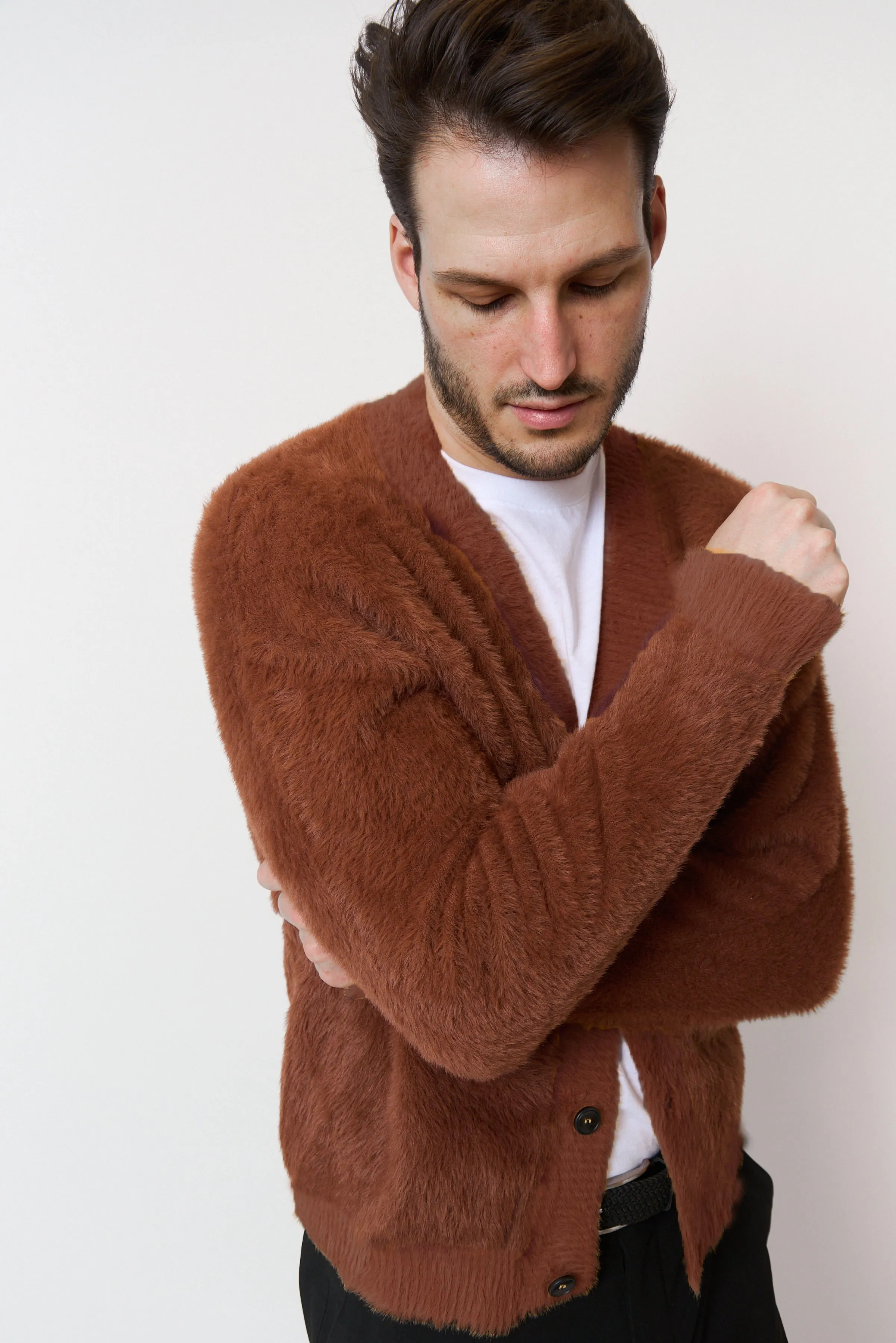 Eyelash Cardigan sold by Central Park West