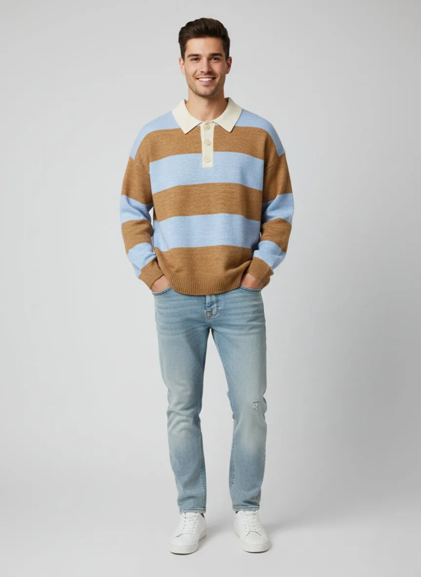 Striped Sweater Rugby sold by Central Park West