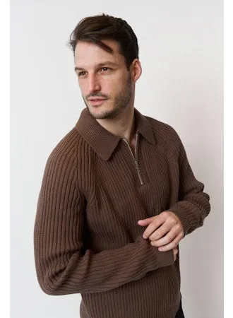Oversized Chunky 3/4 Zip sold by Central Park West product image thumbnail 2