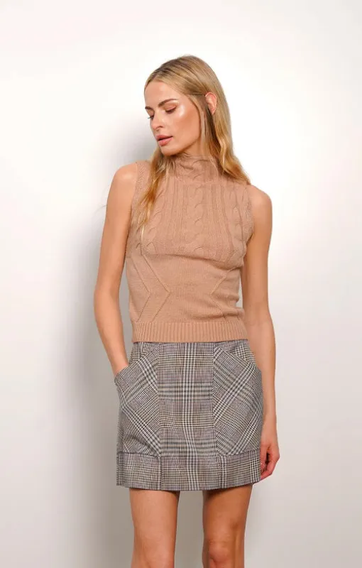 Elle Cable Mockneck sold by Central Park West