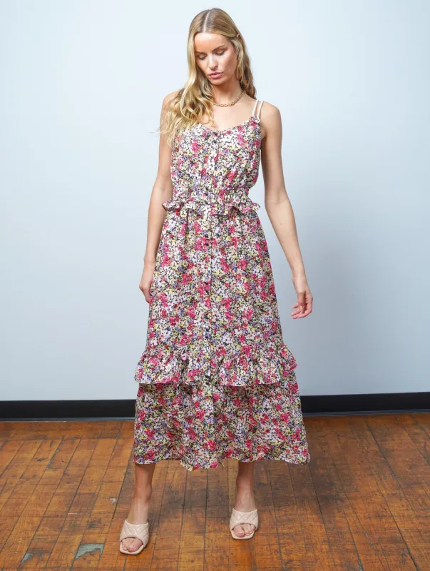 Odette Tiered Ruffle Dress sold by Central Park West
