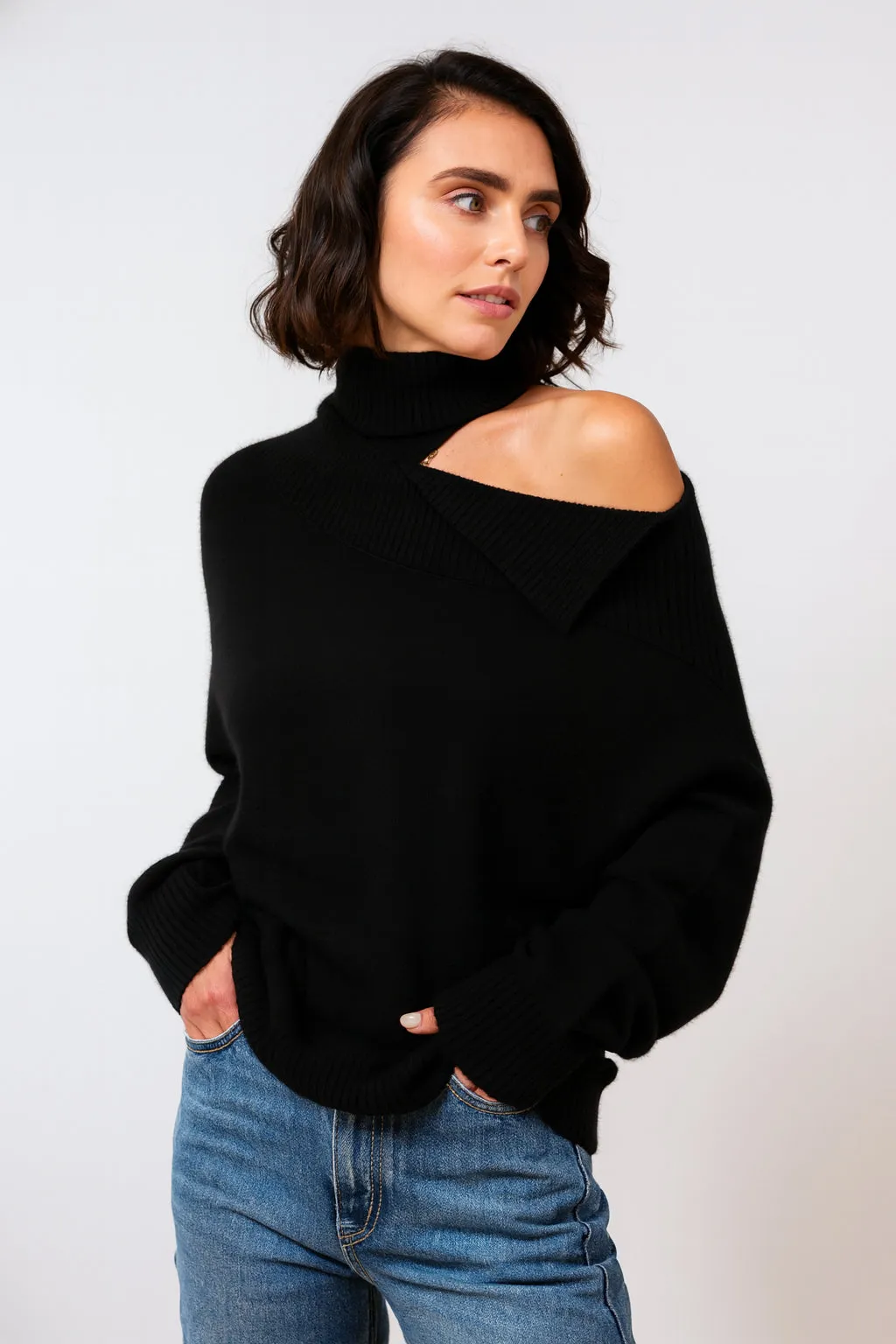 Knightley Cut Out Sweater sold by Central Park West