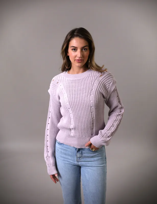 Willa Strong Shoulder Pullover sold by Central Park West