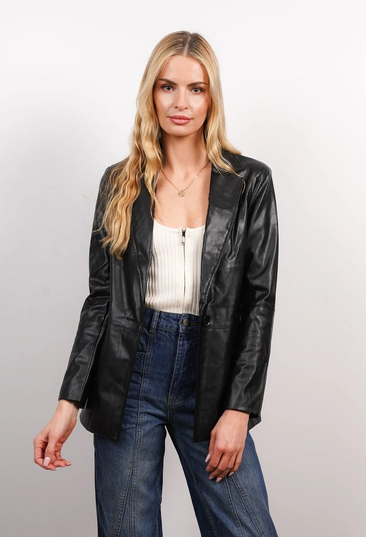 Perry St. Vegan Blazer sold by Central Park West