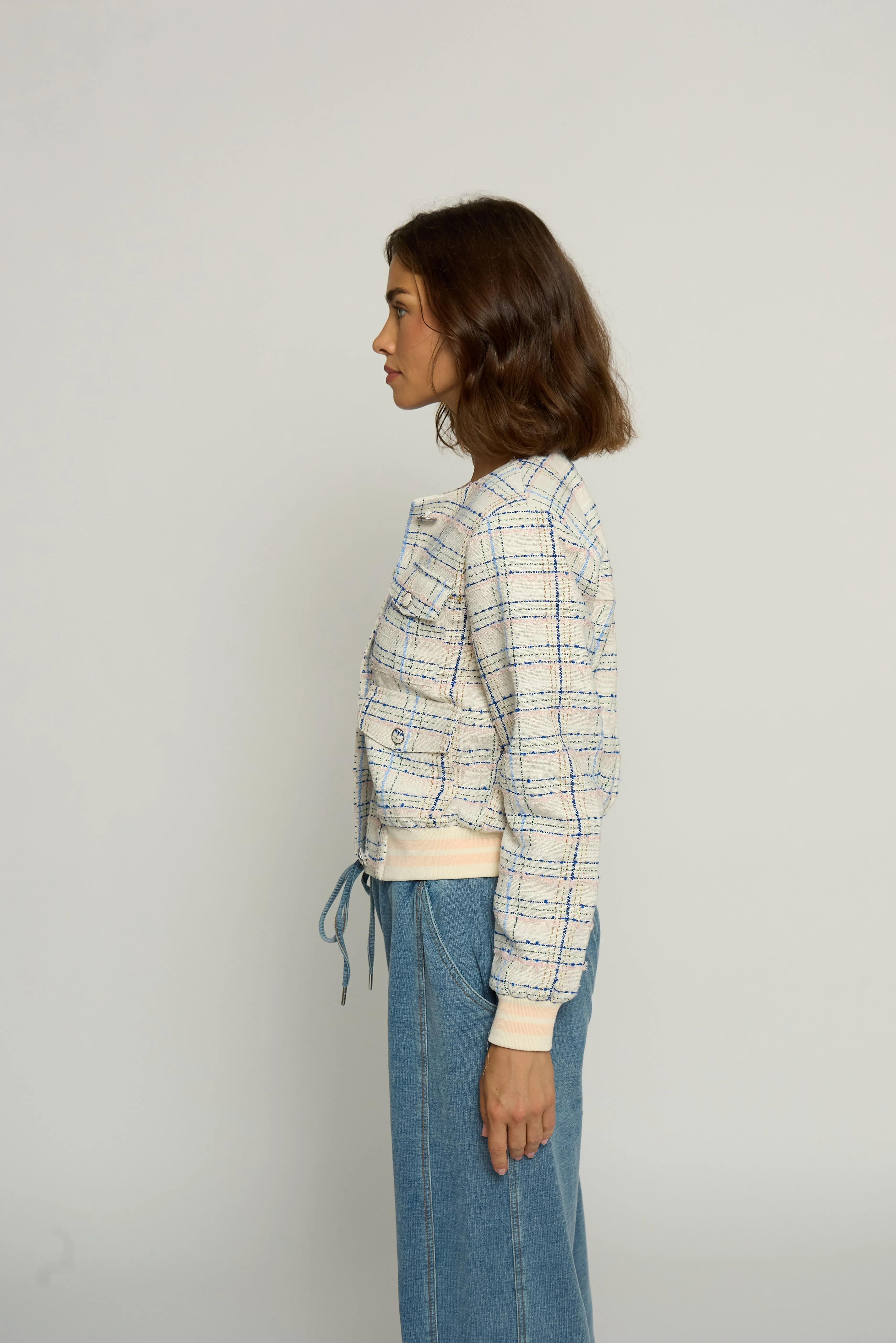 Cargo Tweed Bomber sold by Central Park West product image thumbnail 2