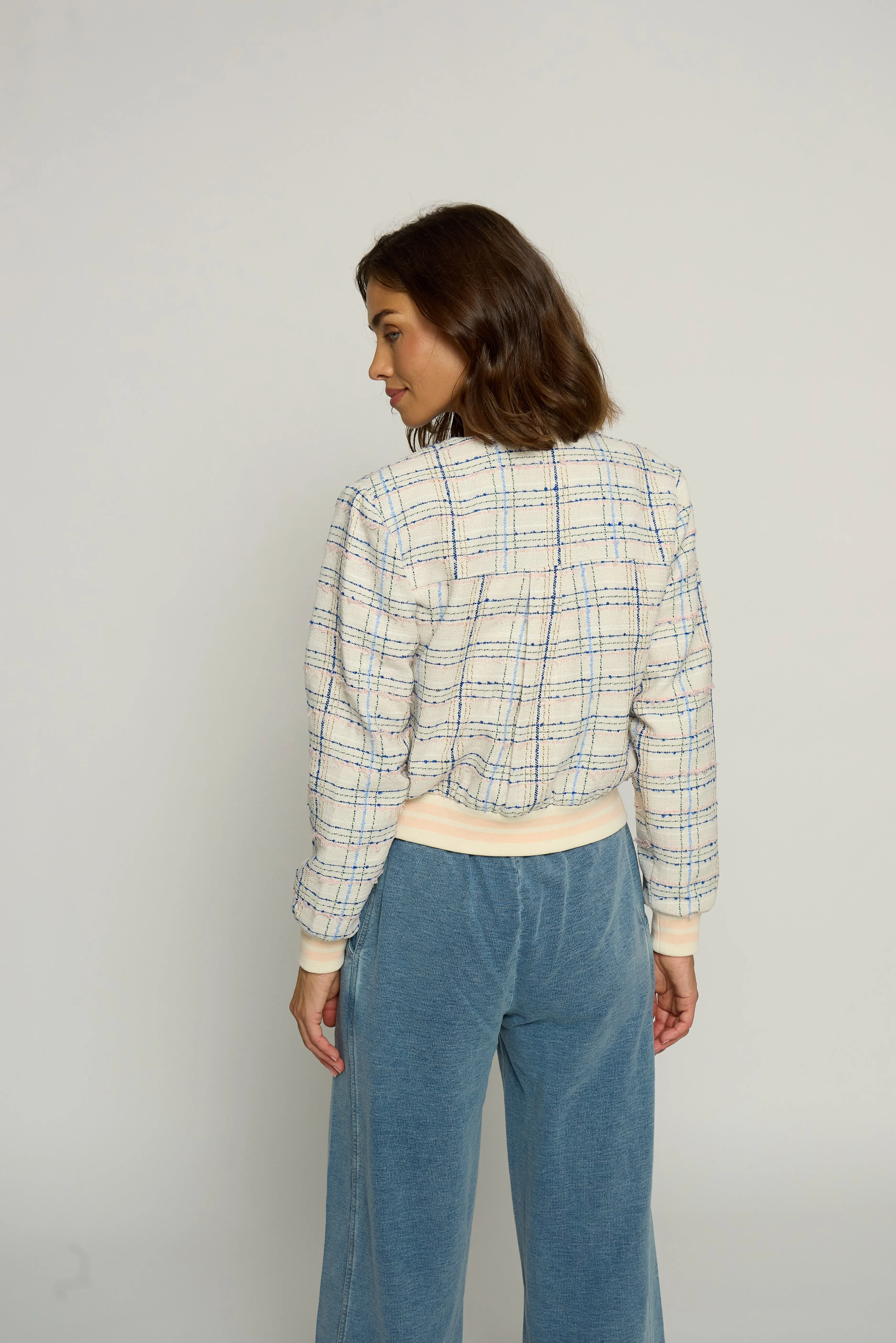 Cargo Tweed Bomber sold by Central Park West product image thumbnail 3