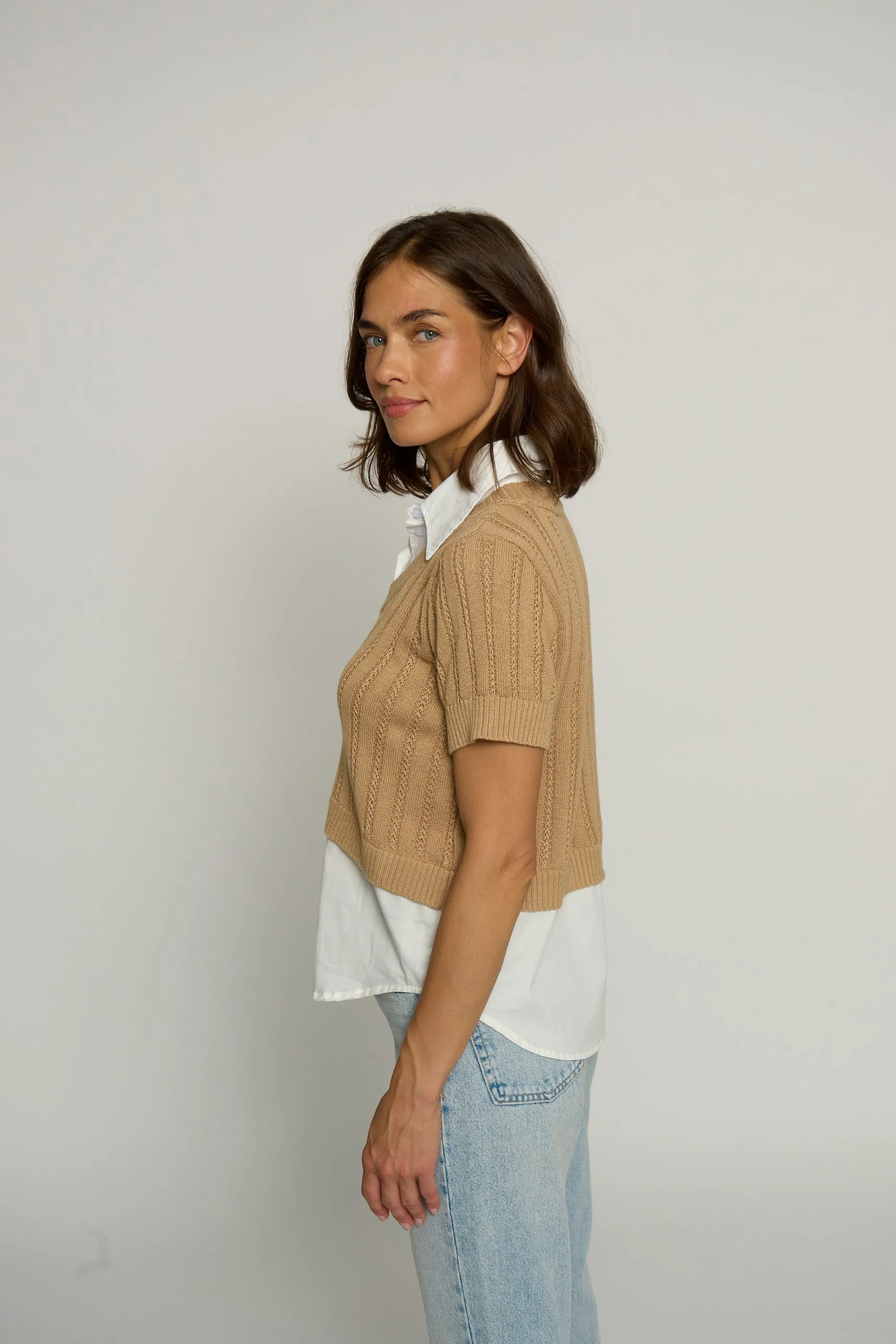 Short Sleeve Twofer sold by Central Park West product image thumbnail 2