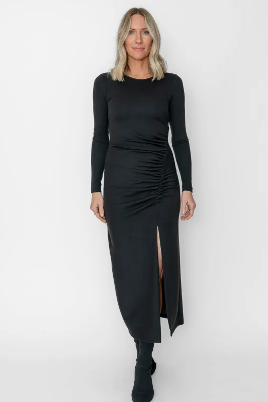 Jacqueline Ruched Midi Dress sold by Central Park West
