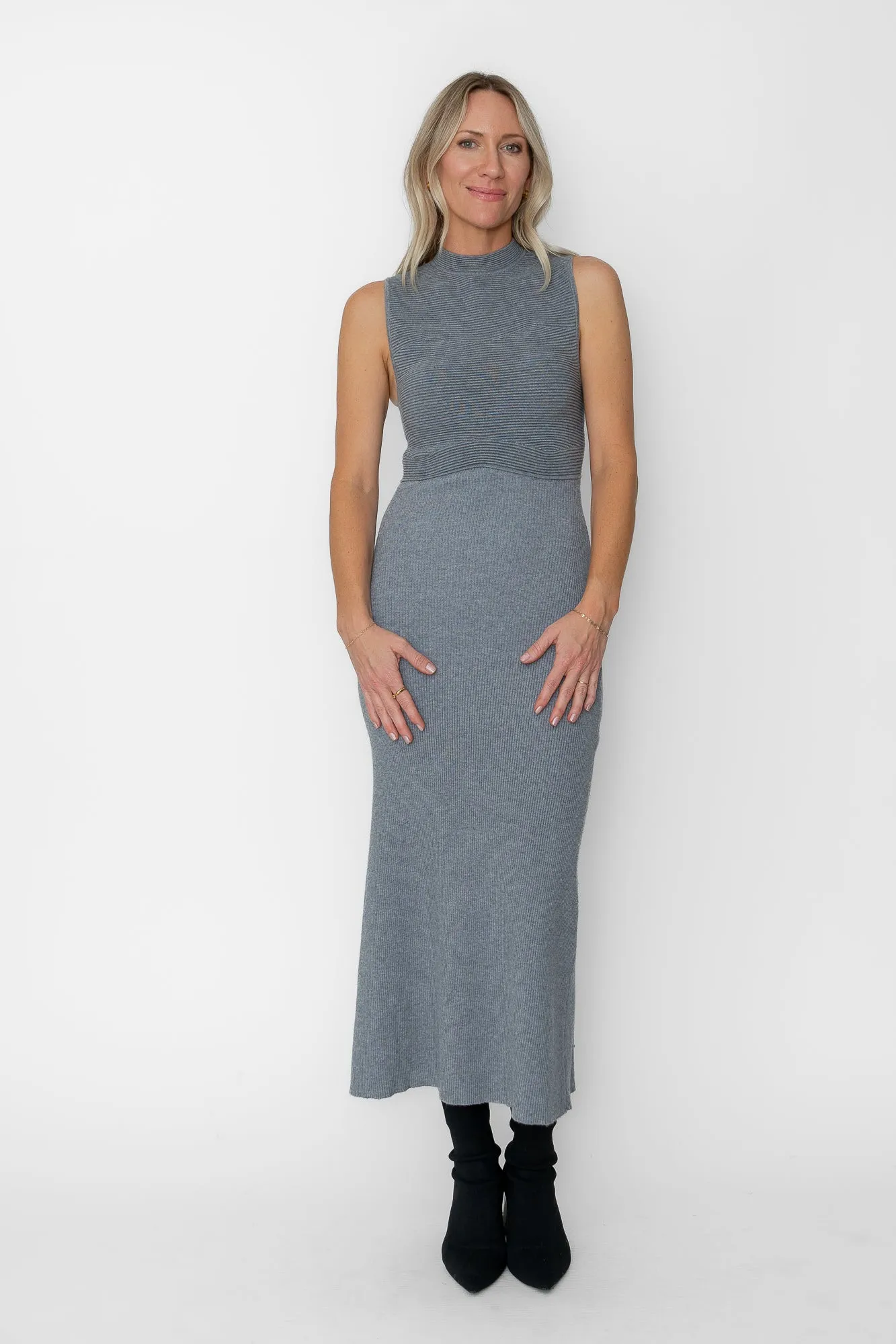 Maryline Ribbed Sweater Dress sold by Central Park West product image thumbnail 3