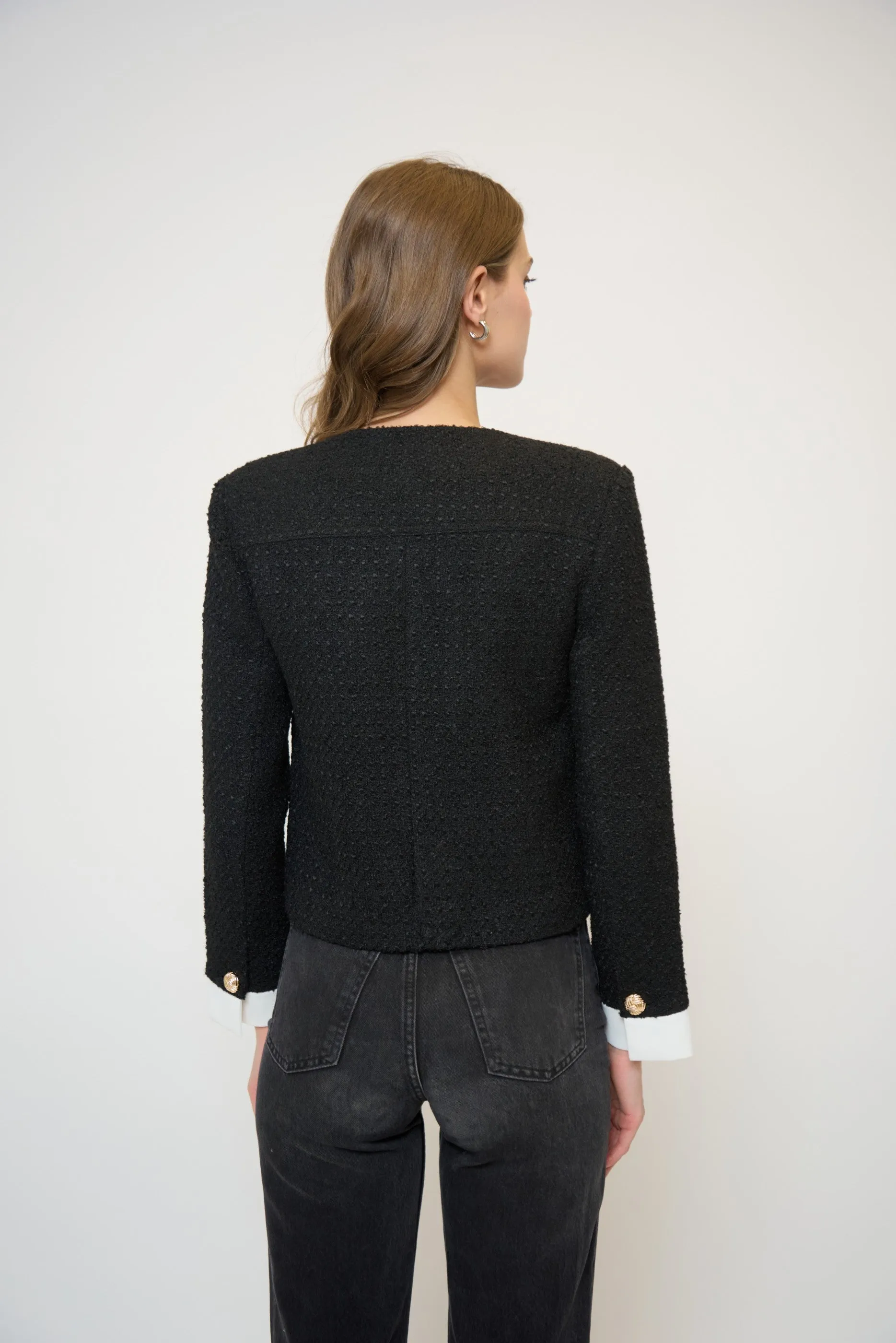 Daphne Cuff Detail Jacket sold by Central Park West product image thumbnail 3
