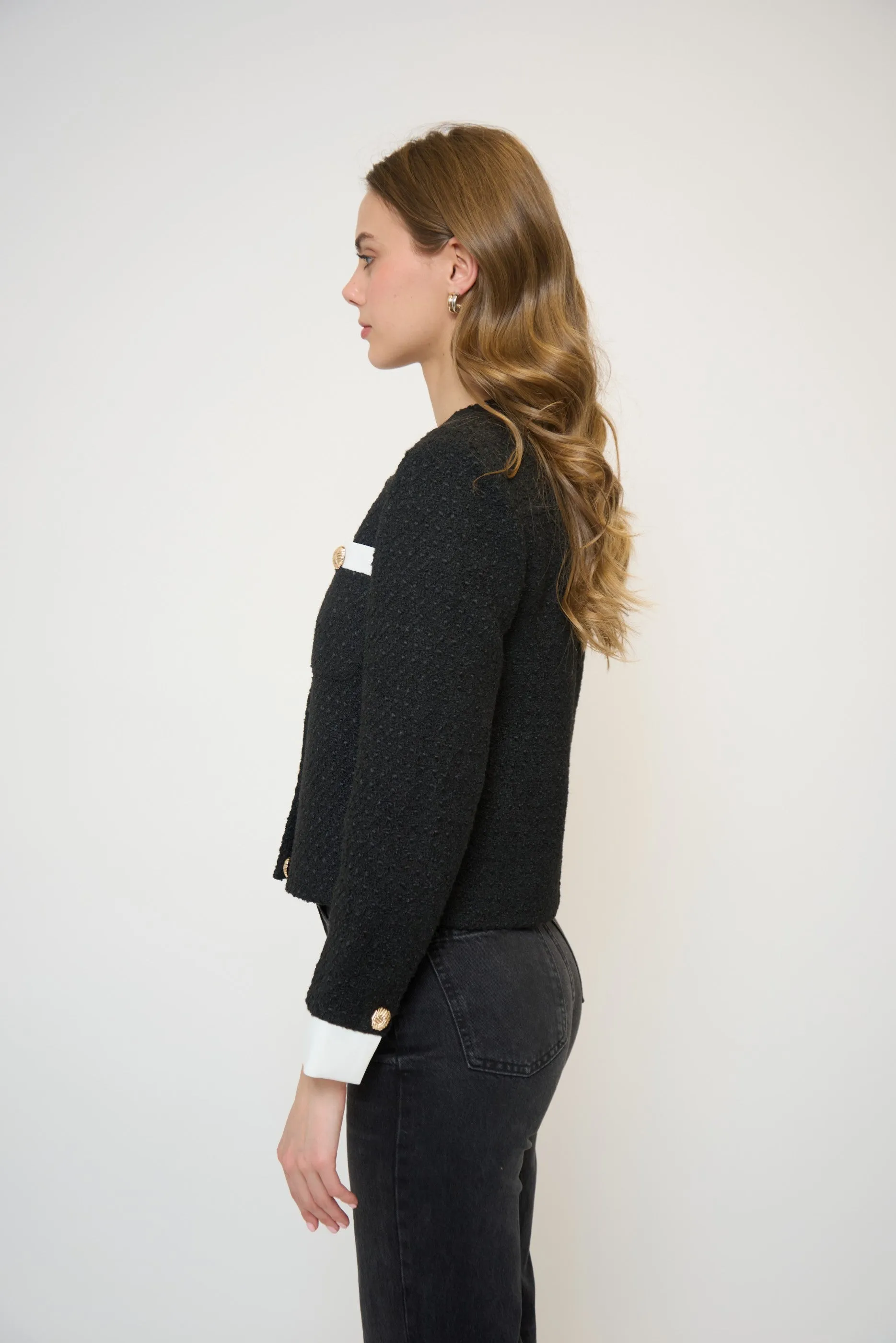 Daphne Cuff Detail Jacket sold by Central Park West product image thumbnail 2