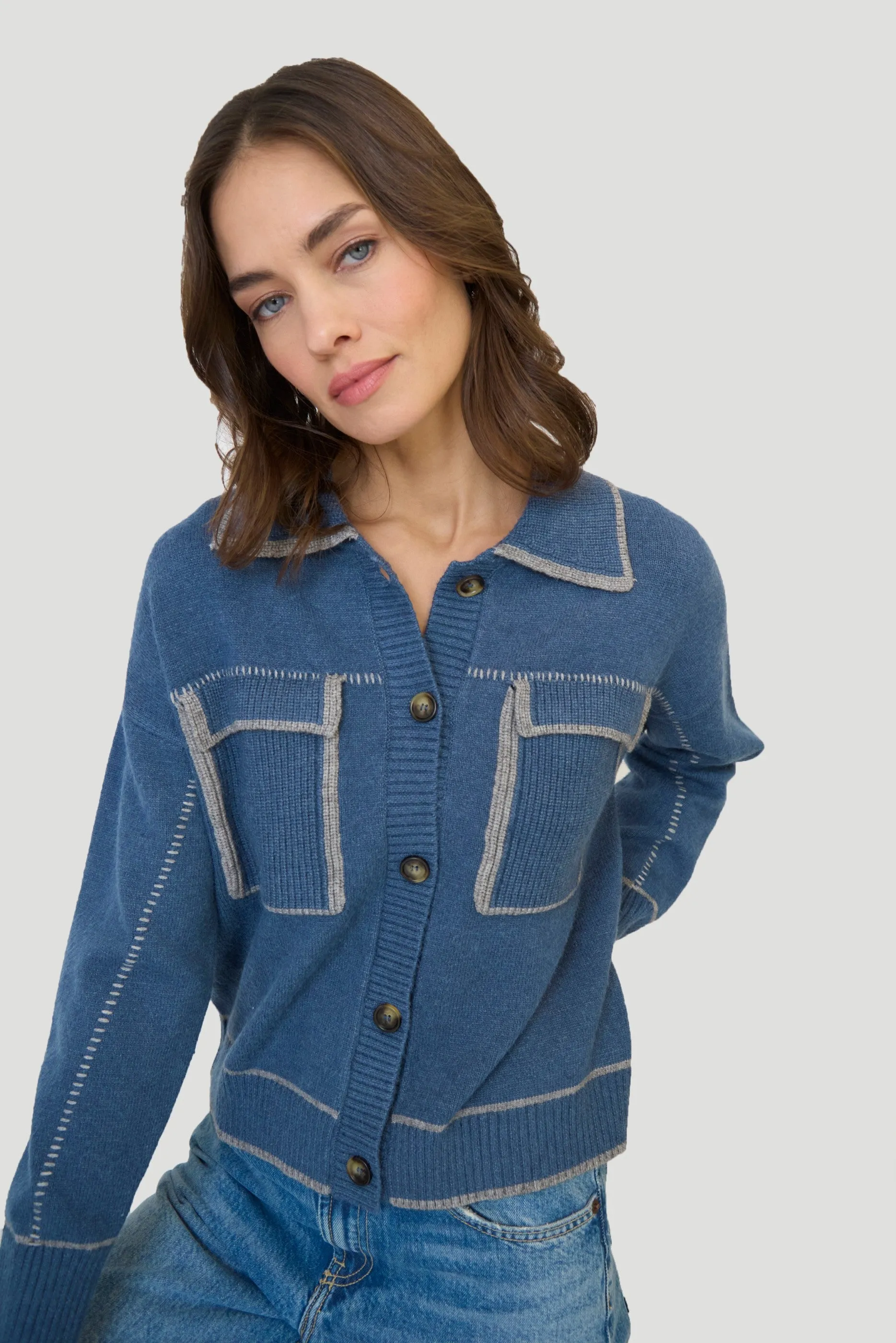 Myra Whipstitch Barn Sweater sold by Central Park West