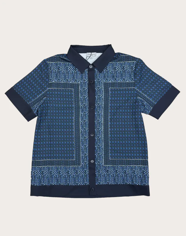 Foulard Print Buttondown Shirt sold by Central Park West