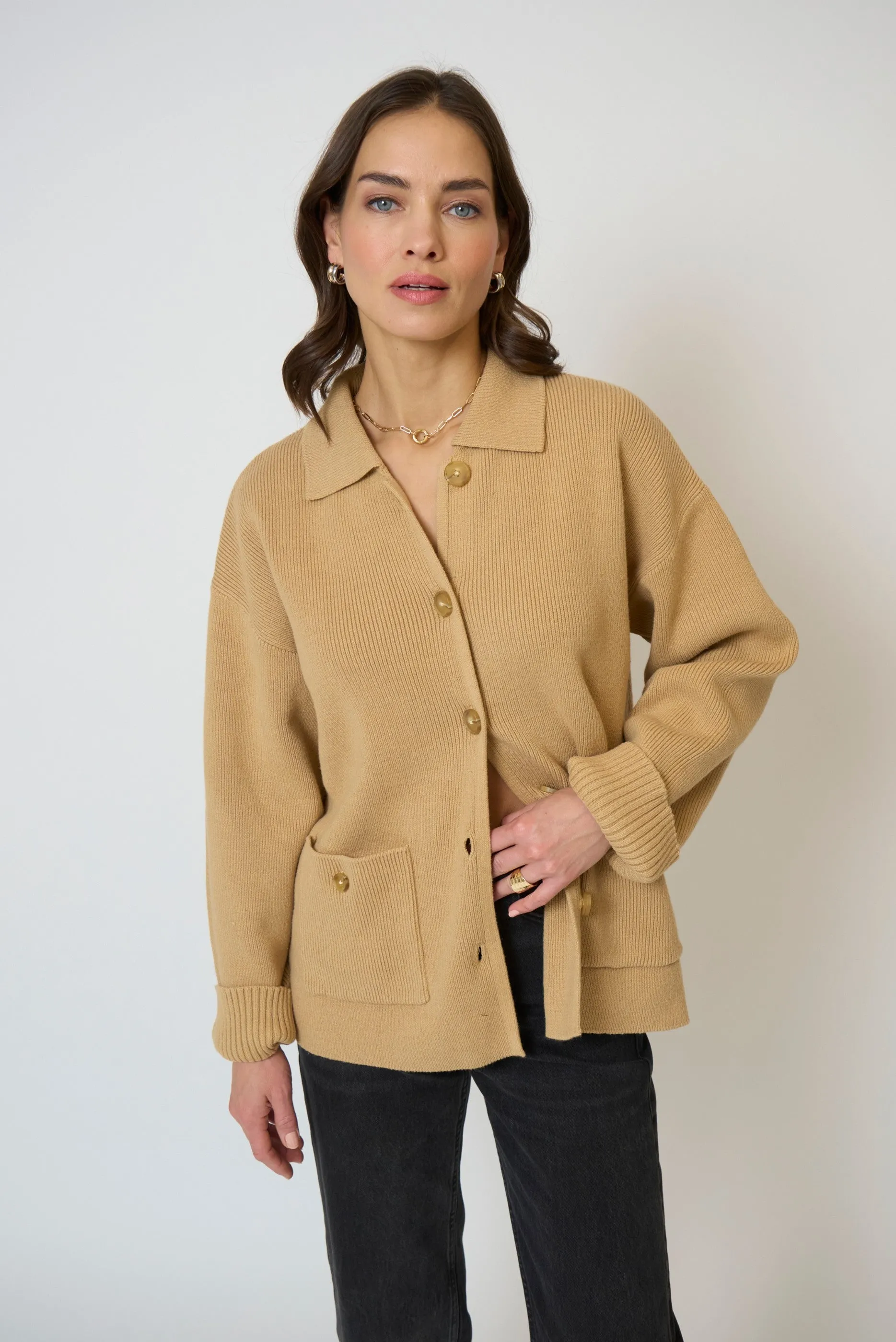 Brooke Sweater Barn Jacket sold by Central Park West