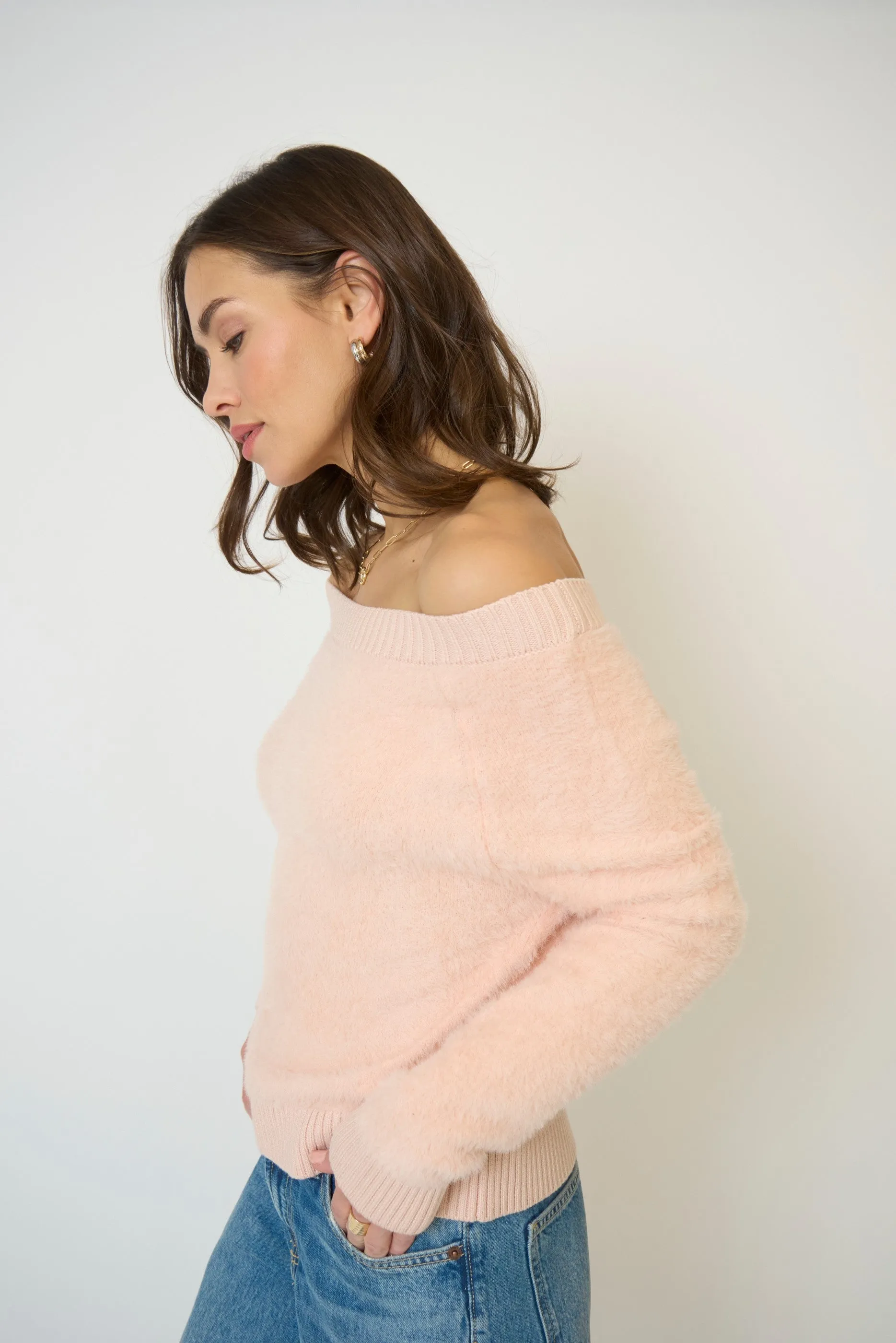 Roman Eyelash Off Shoulder sold by Central Park West product image thumbnail 2