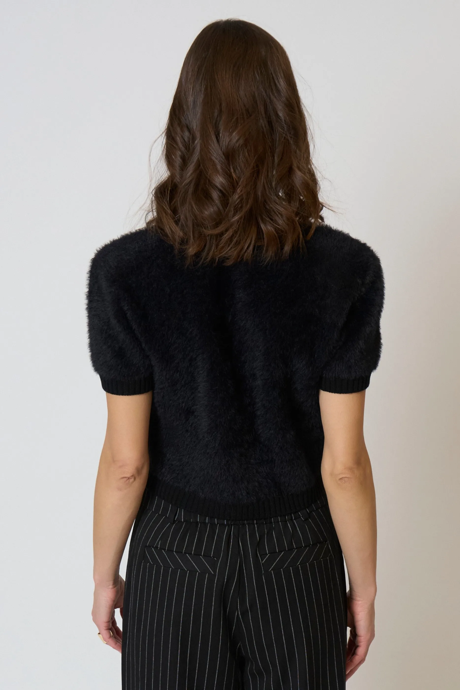 Roman Eyelash Tee With Shoulder Pads sold by Central Park West product image thumbnail 3