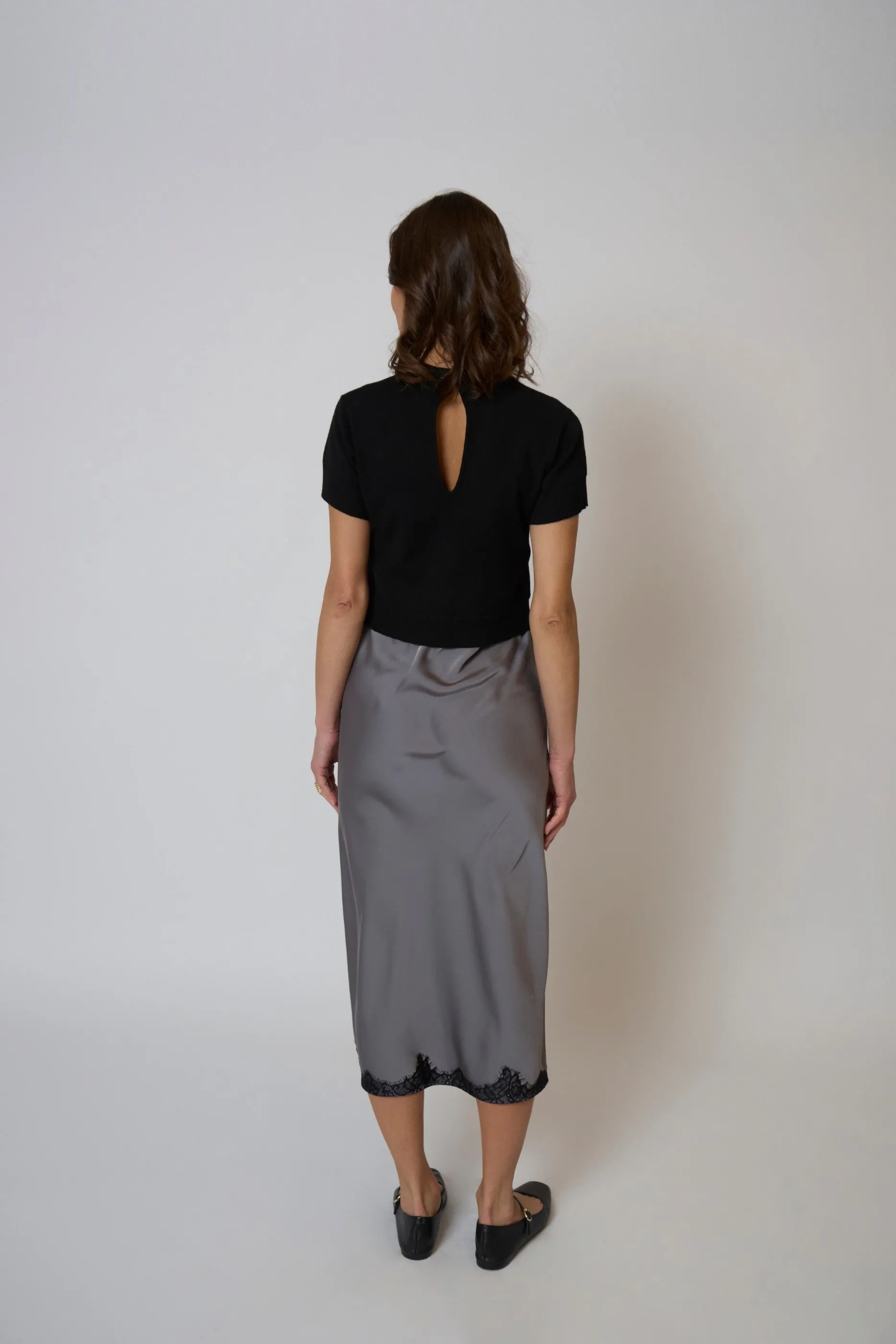 Celeste Lace And Sweater Combo Dress sold by Central Park West product image thumbnail 3