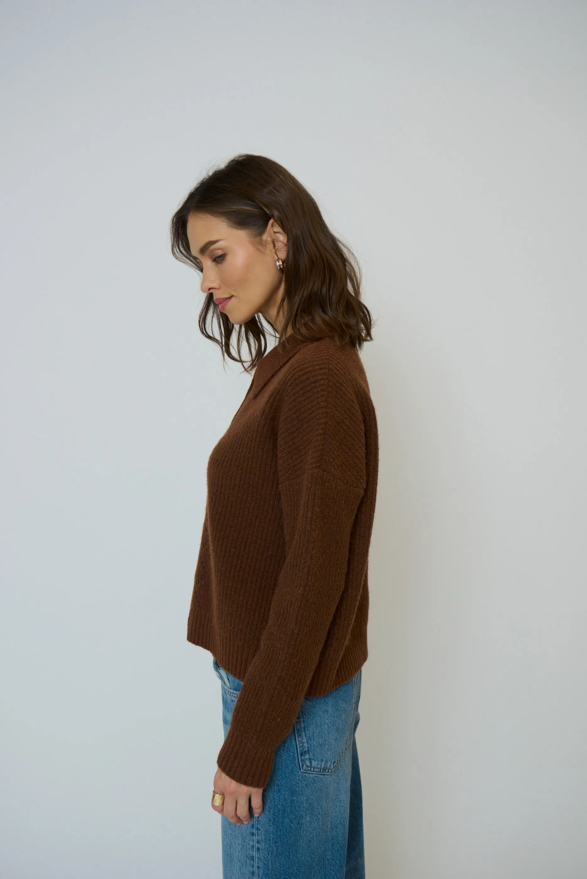 Olivia Pointelle Polo sold by Central Park West product image thumbnail 3