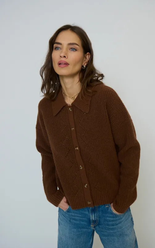 Olivia Pointelle Polo sold by Central Park West