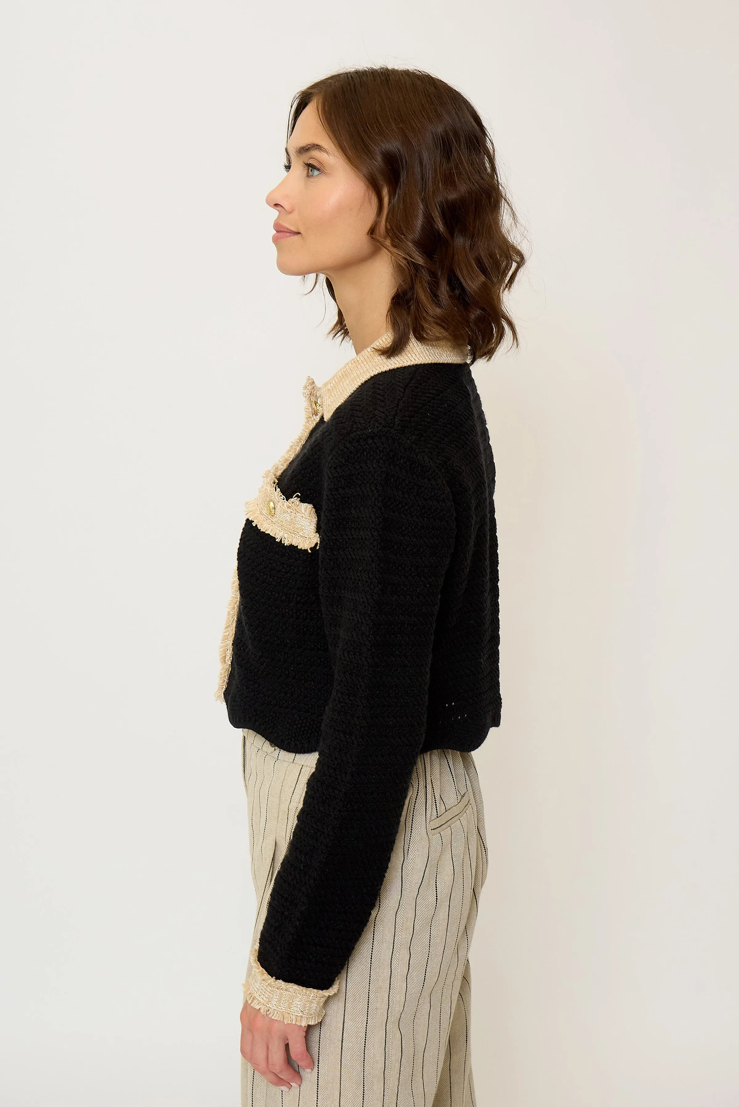 Rose Scallop Edge Sweater sold by Central Park West product image thumbnail 3