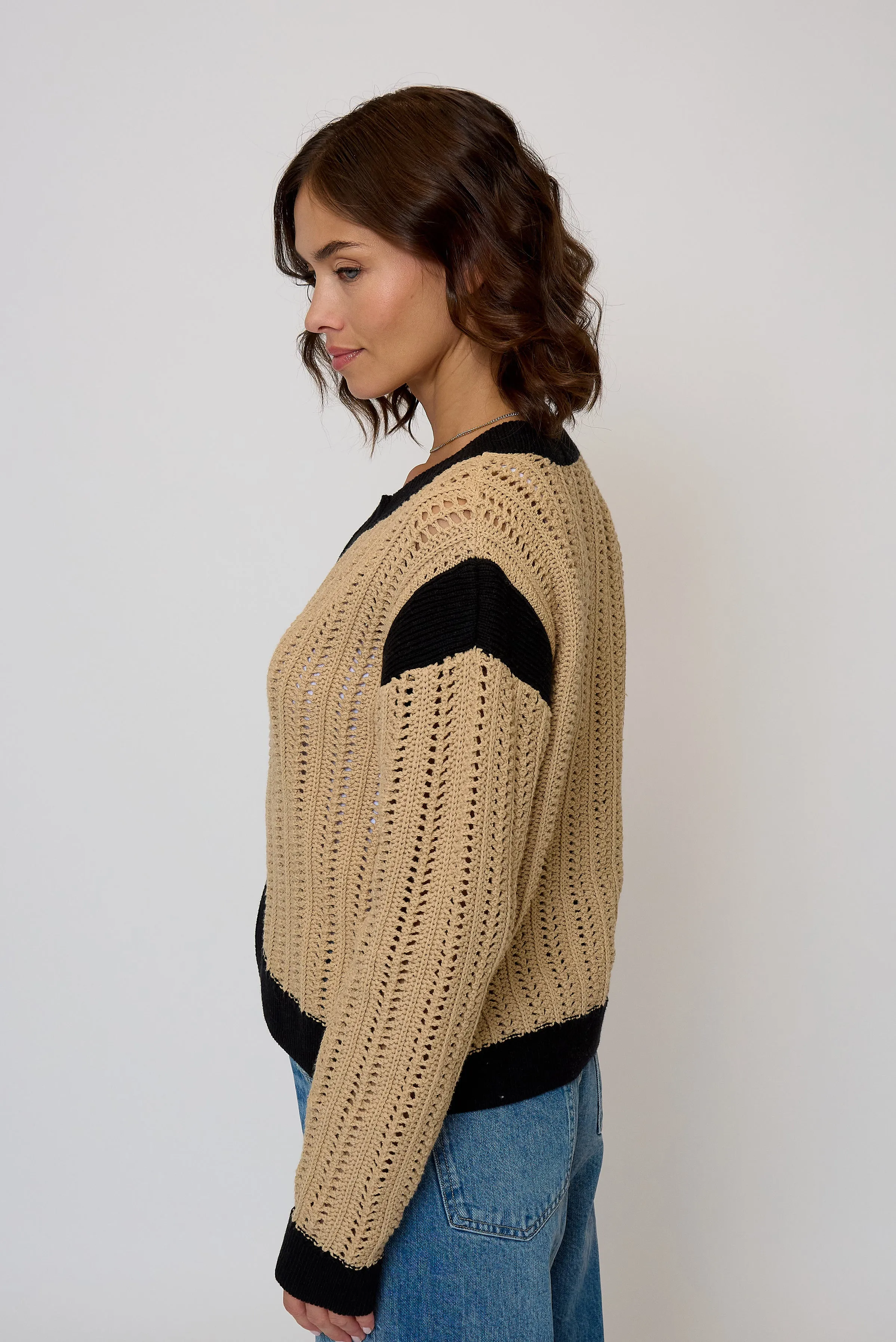 Rose Zipup Sweater sold by Central Park West product image thumbnail 2