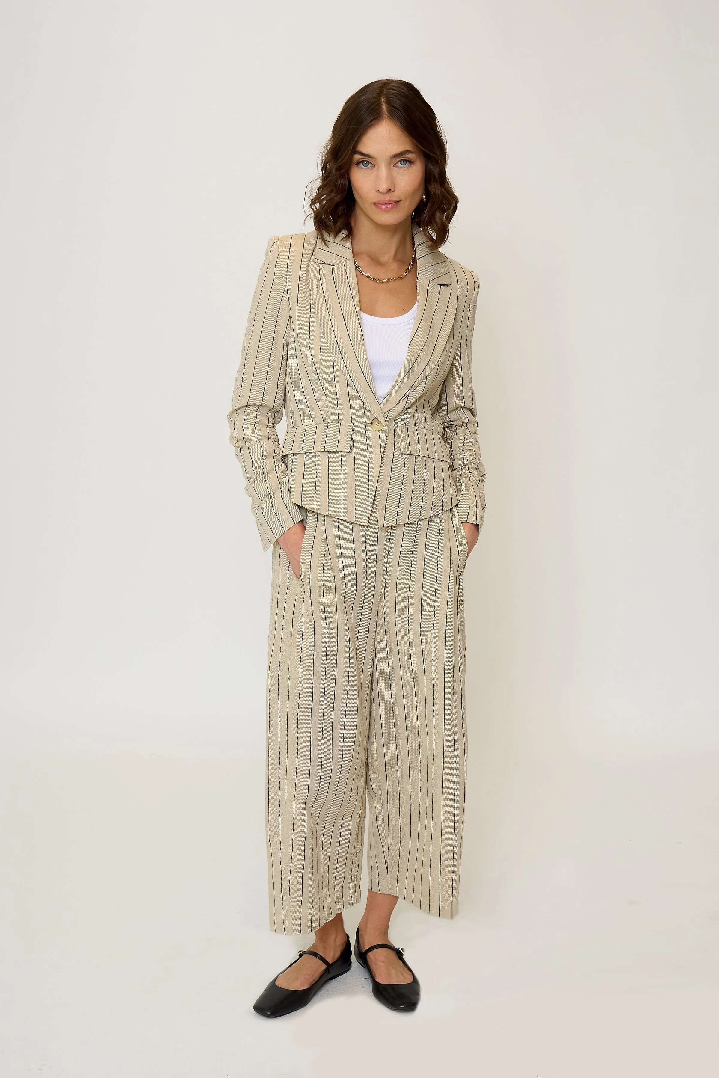 Rose Stripe Blazer sold by Central Park West