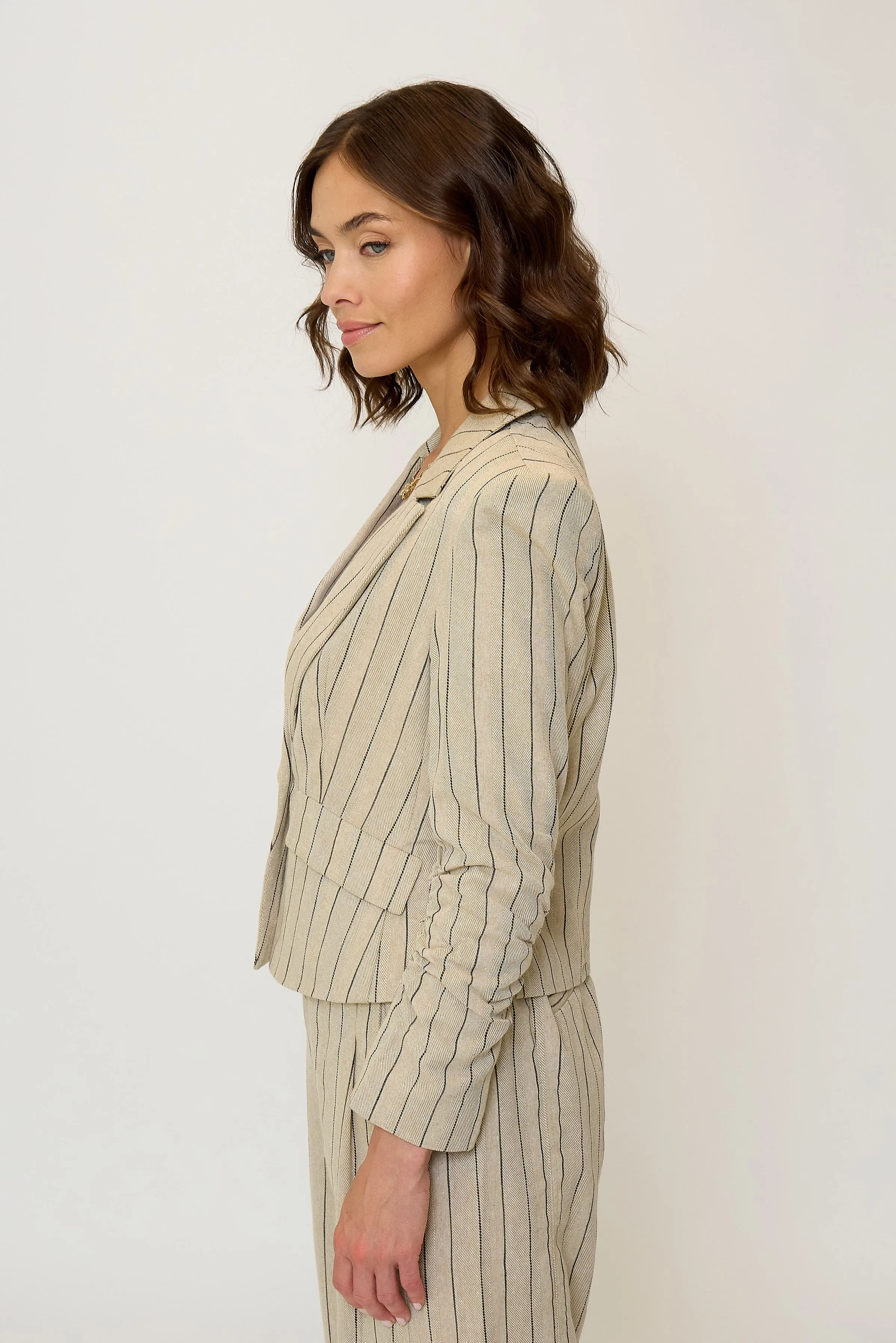 Rose Stripe Blazer sold by Central Park West product image thumbnail 2