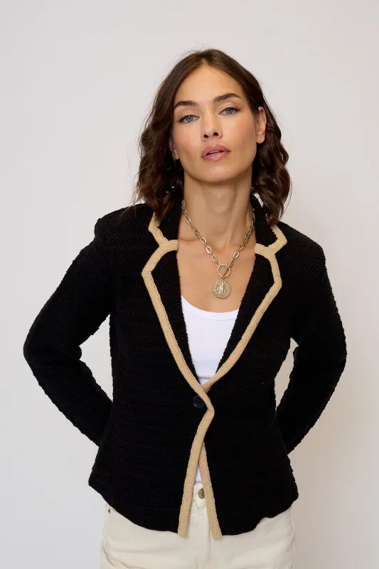 Rose Knit Blazer sold by Central Park West
