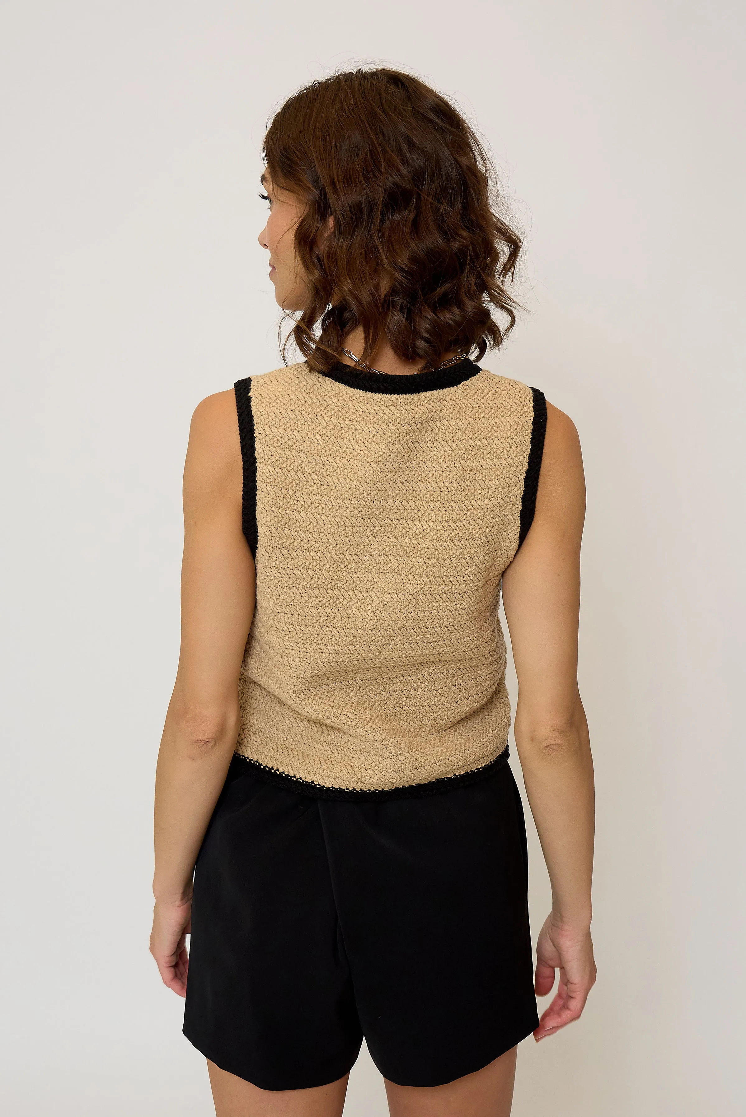 Rose Scallop Edge Tank sold by Central Park West product image thumbnail 3