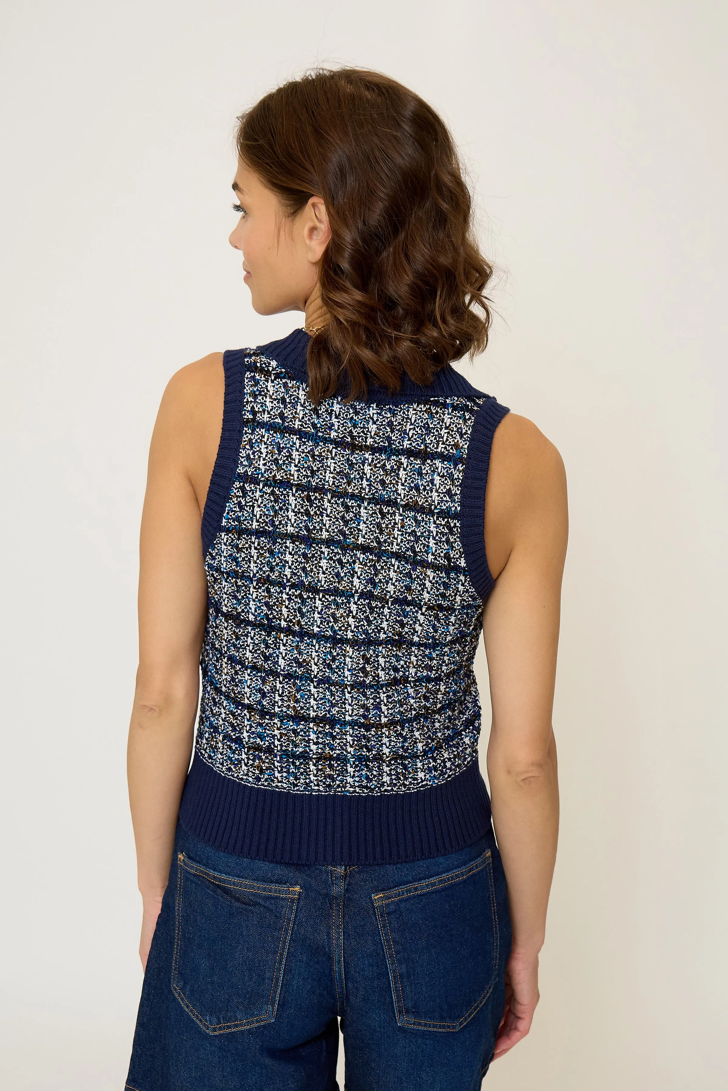 Dylan Sleeveless Vest sold by Central Park West product image thumbnail 3