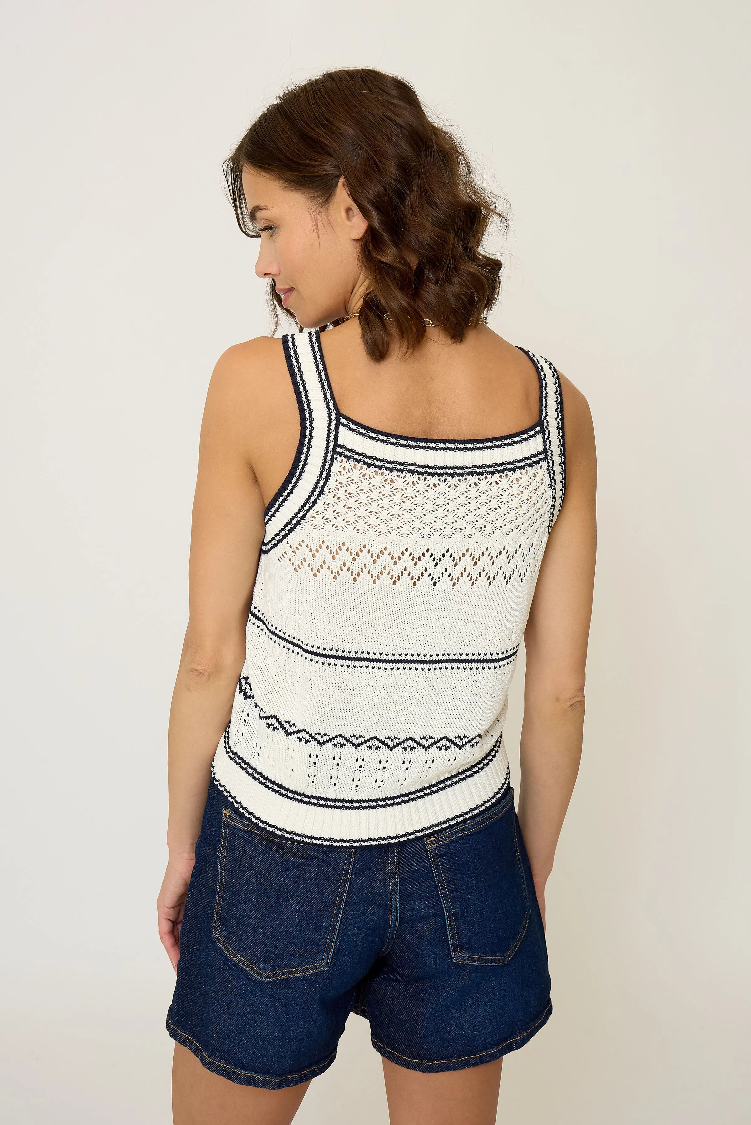 Emanuel Nautical Stripe Tank sold by Central Park West product image thumbnail 3