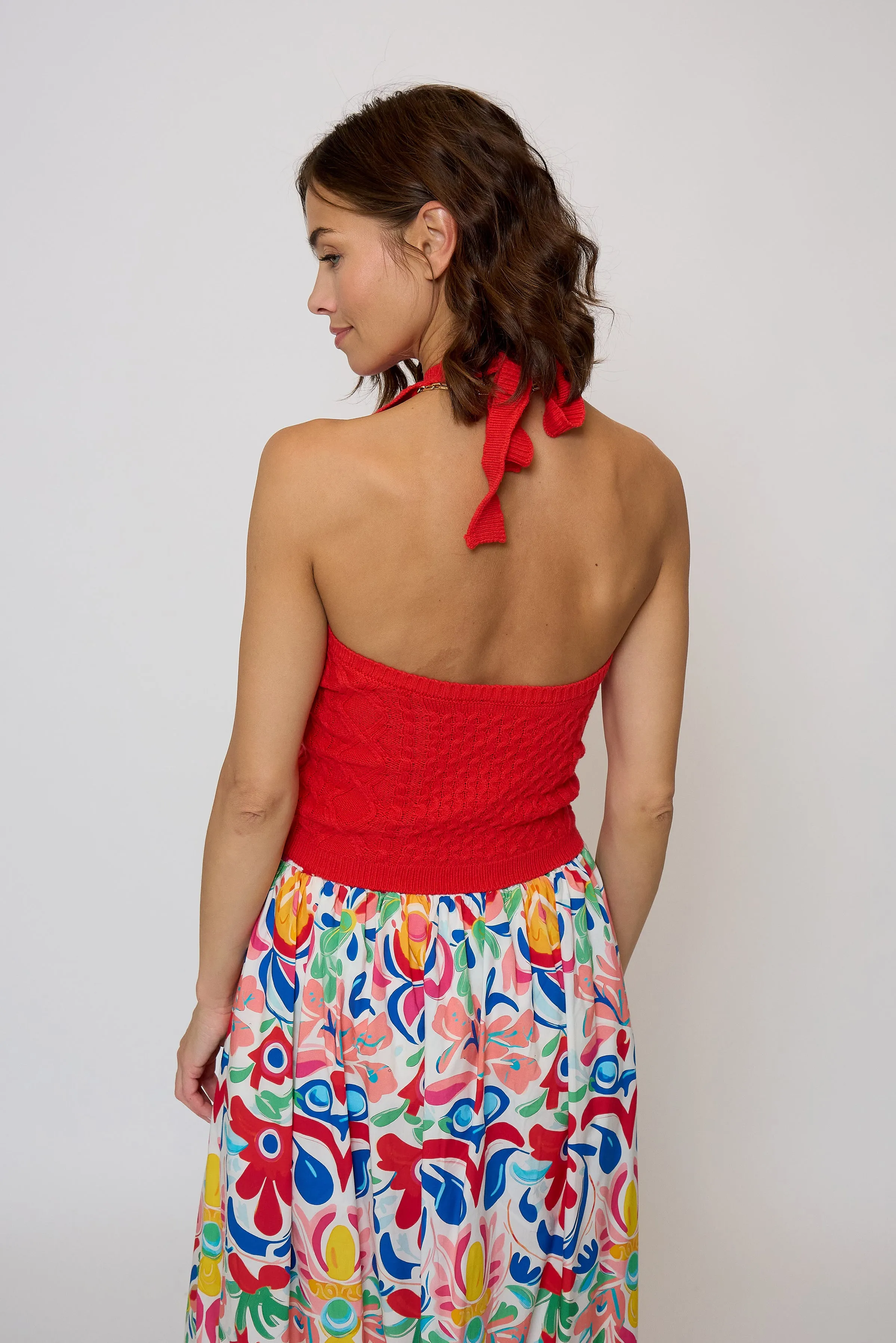 Junie Cabled Halter Top sold by Central Park West product image thumbnail 5